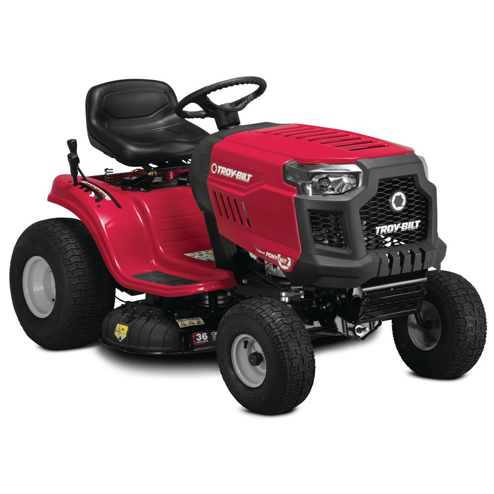 TroyBilt Pony 36 in. 382 cc 7Speed Gas Drive Mulching Riding Lawn