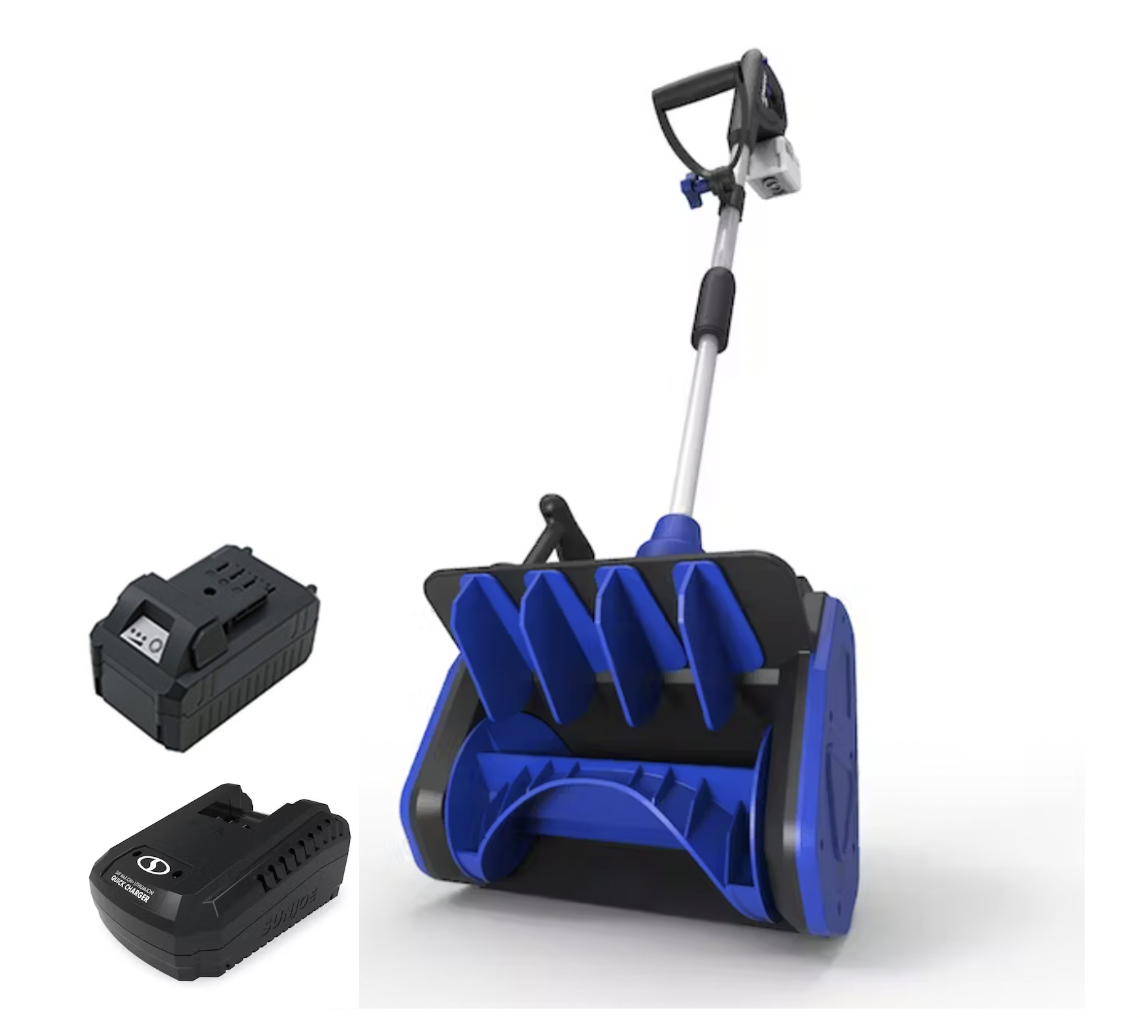 Snow Joe 13.5in Battery Snow Shovel | Directional Shoot | 24V-SS13