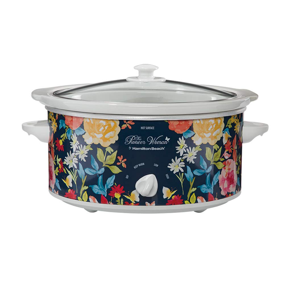 Pioneer Woman 5 Quart Slow Cooker Fiona Floral | Model# 33057 By ...