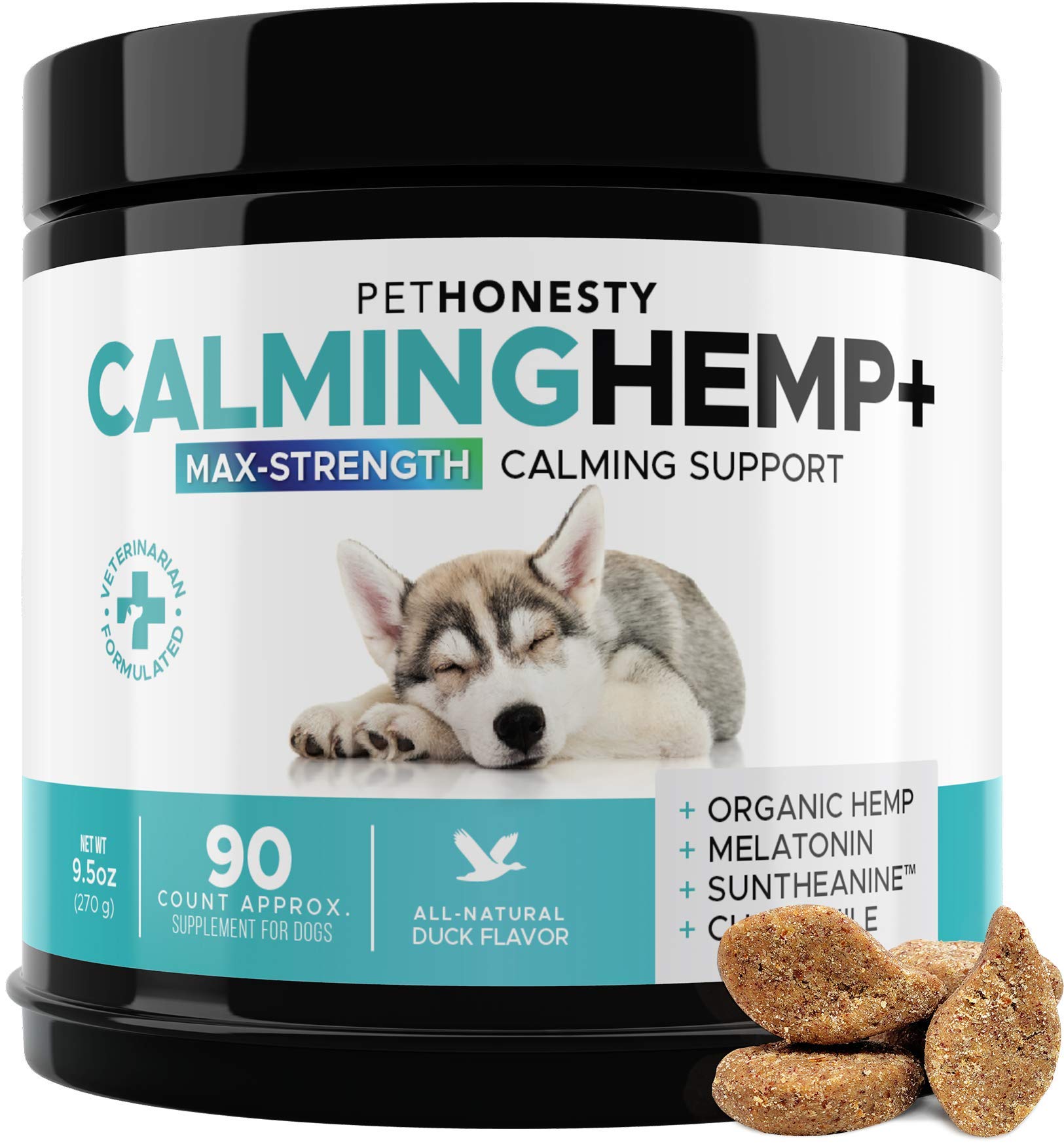 PetHonesty Advanced Calming Hemp Treats for Dogs, 90 CHEWS | eBay