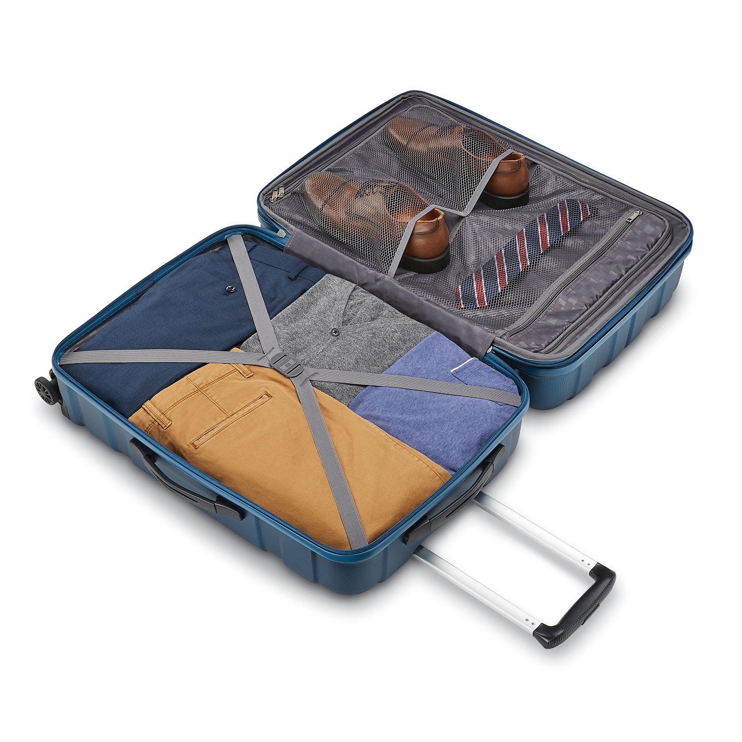 Samsonite Belmont DLX 2Piece Hardside Luggage Set Lagoon Blue eBay