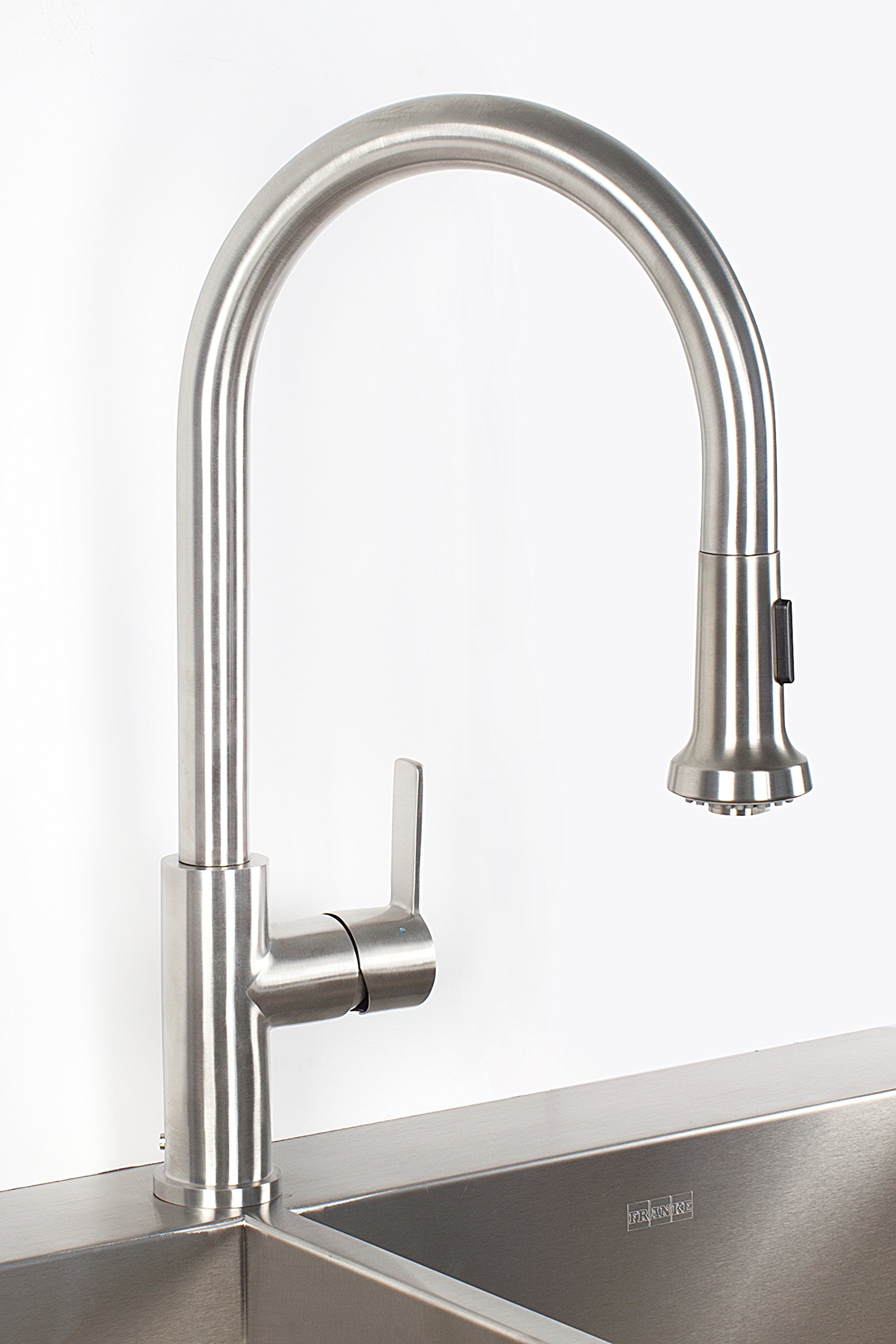 Franke FF20650 Pull Down Faucet with Sprayer, Stainless Steel