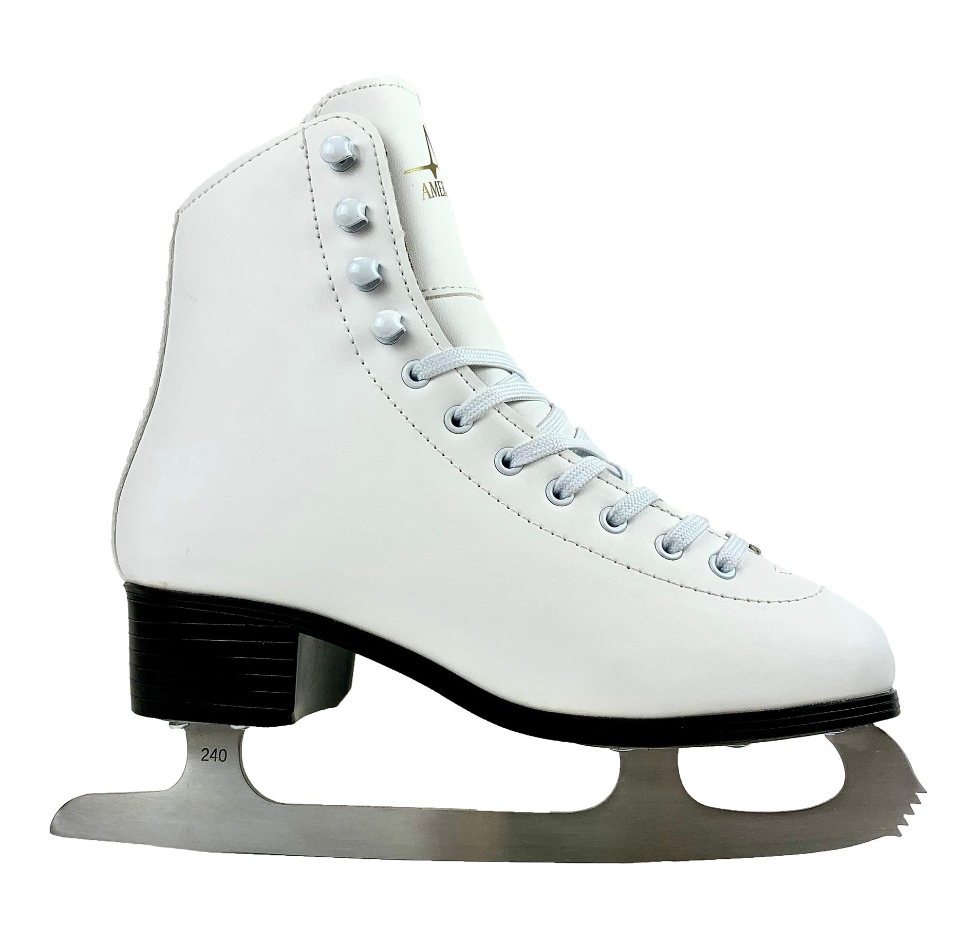 american athletic shoe men's tricot lined figure skates