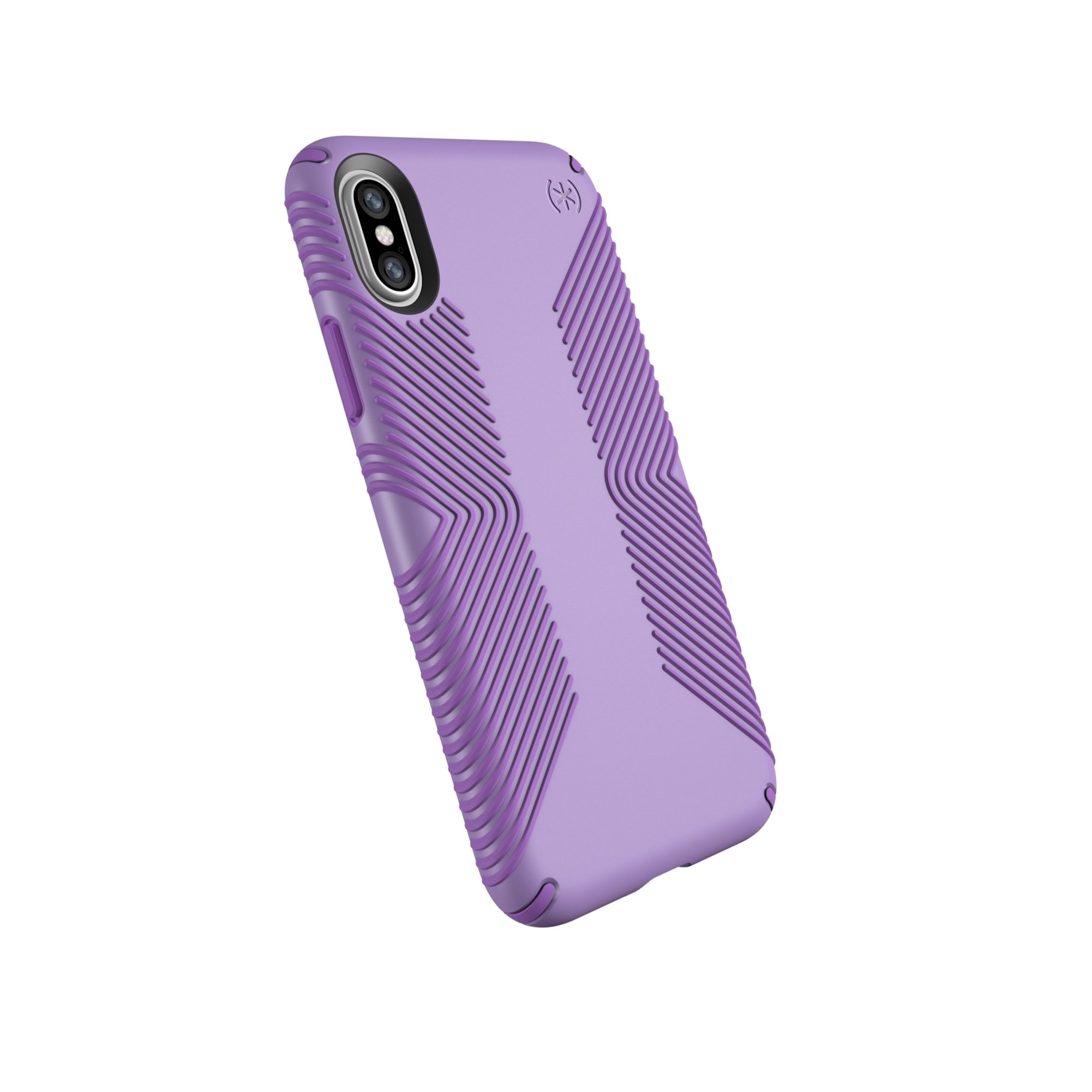Speck Presidio Grip Case for iPhone XS, iPhone X, Aster Purple