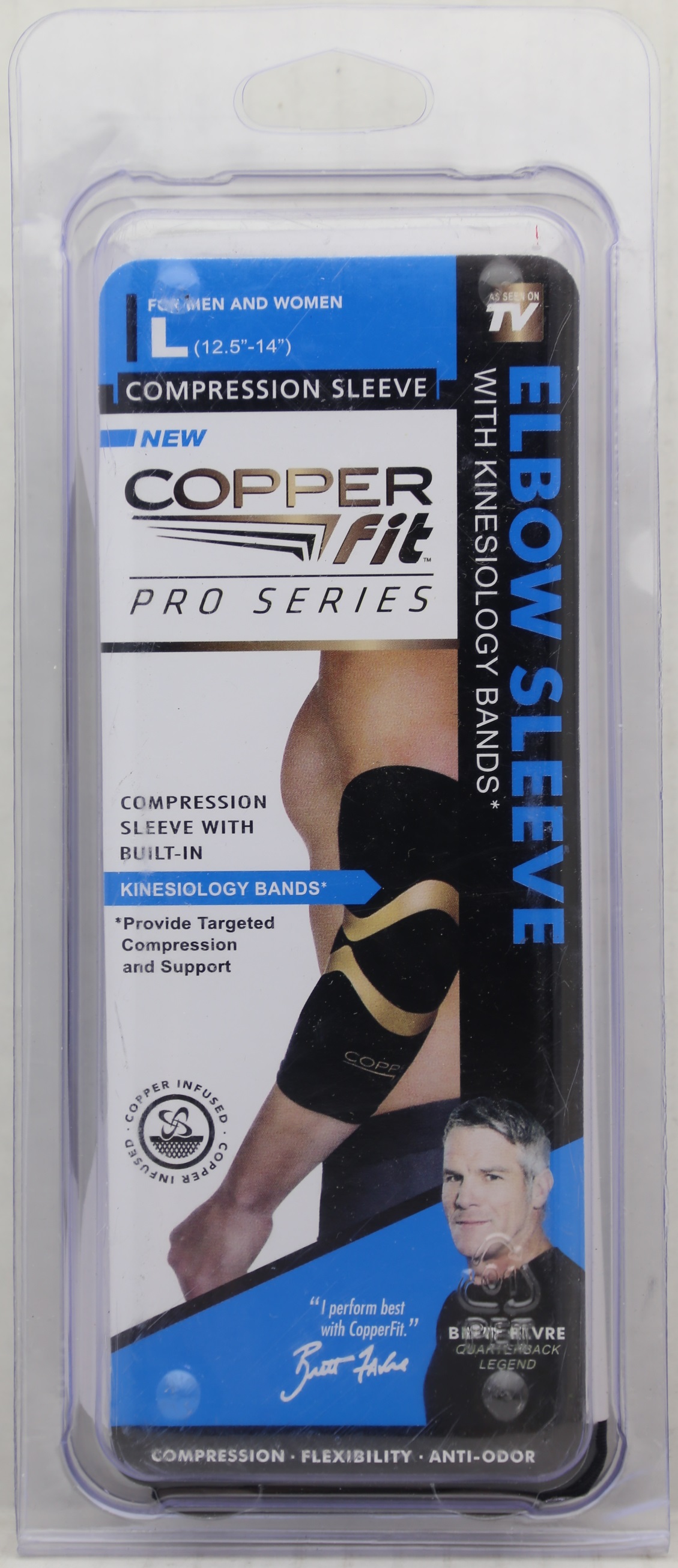 Copper Fit Pro Series Performance Compression Elbow Sleeve Large eBay