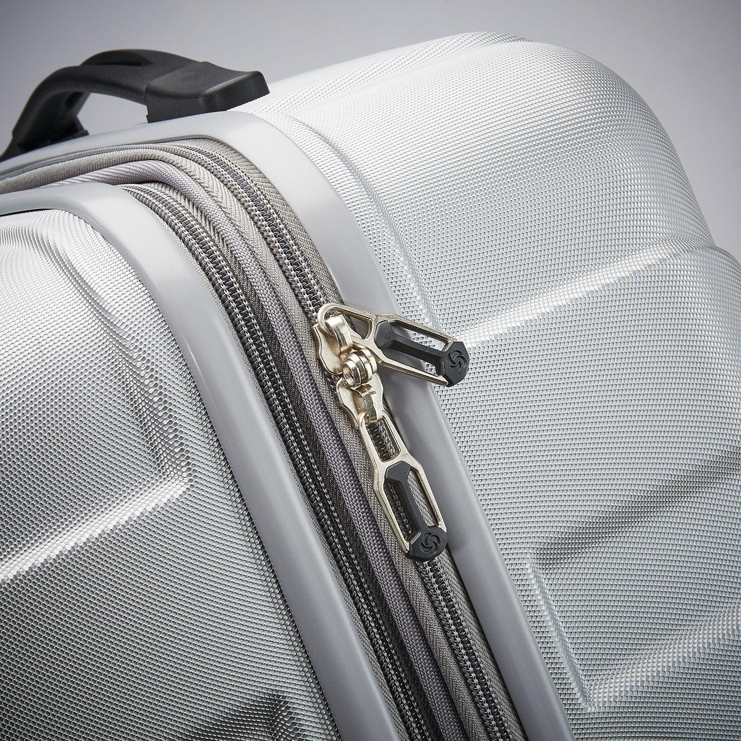 Samsonite Belmont DLX 2Piece Hardside Luggage Set Silver eBay