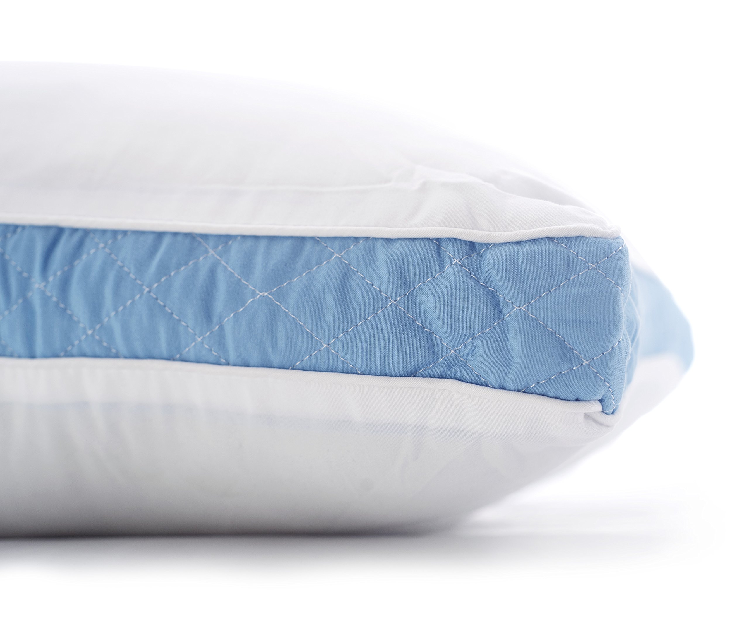 Gusseted Pillows for Sleeping in Luxurious Comfort (2 Pack) Extra