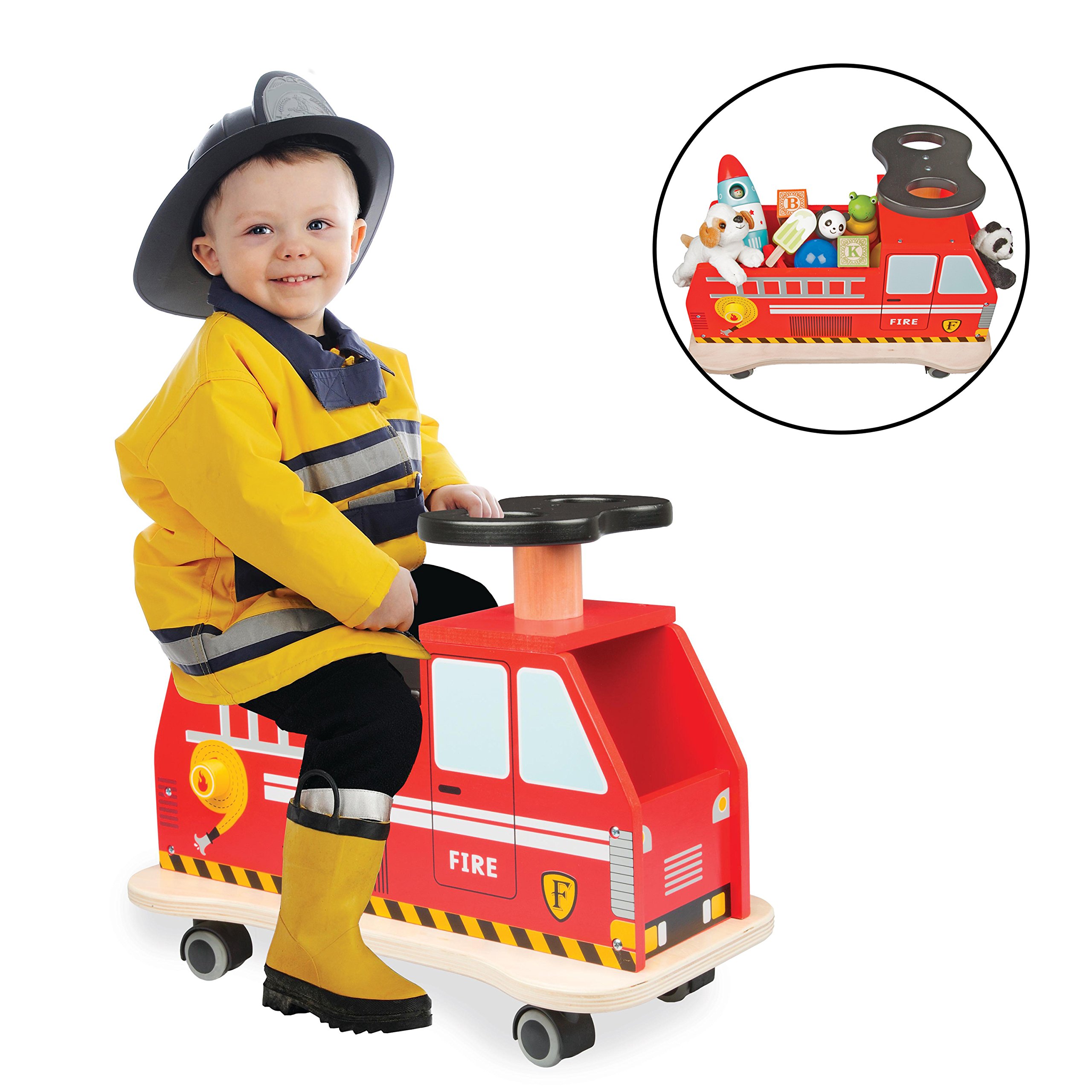 fire truck toy box