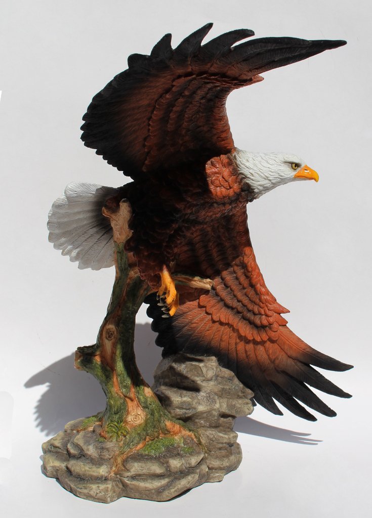resin eagle statue