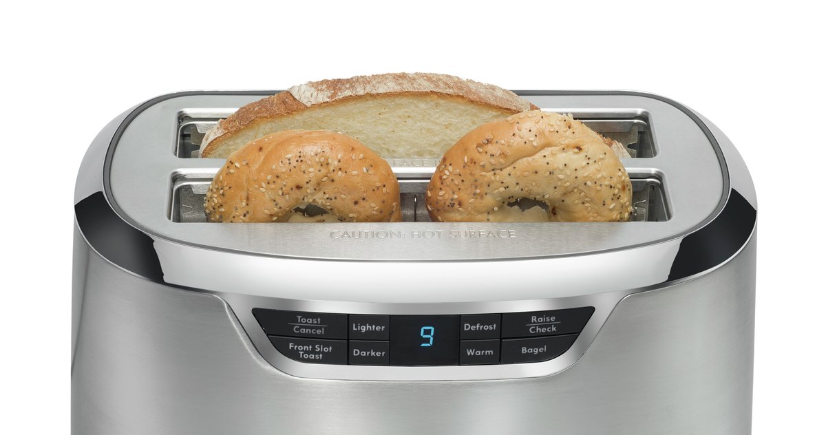 Kenmore Elite 76774 4Slice AutoLift Long Slot Toaster in Stainless
