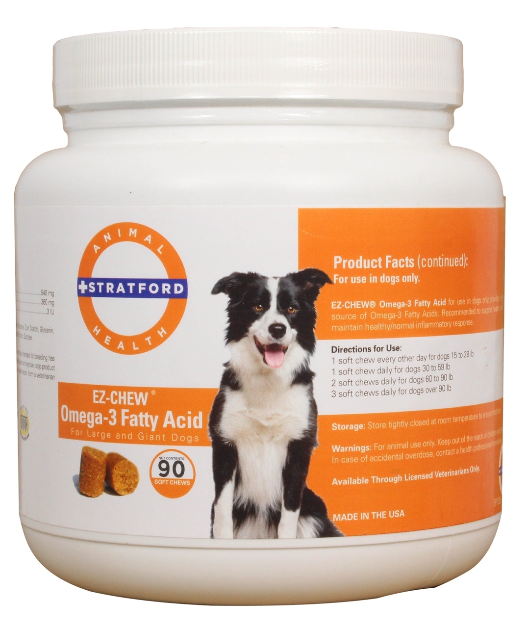 EZCHEW Omega3 Max Strength Soft Chews for Large & Giant Dogs (90 count) 69682510887 eBay