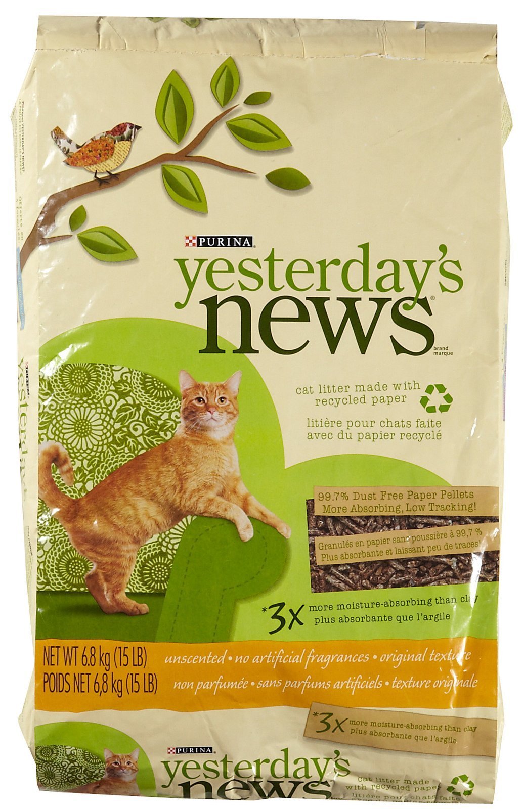 Yesterday's News Original Cat Litter (Unscented) [15 Lb] eBay