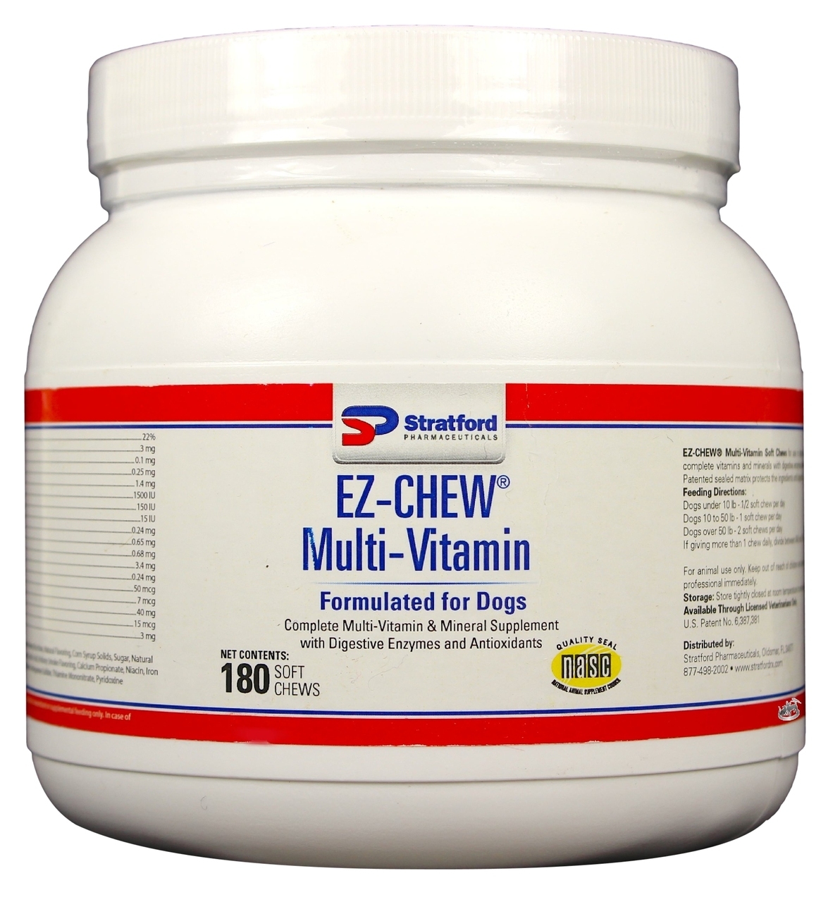 EZ-CHEW Multi-Vitamin Soft Chews for Dogs (180 count) 69682511280 | eBay