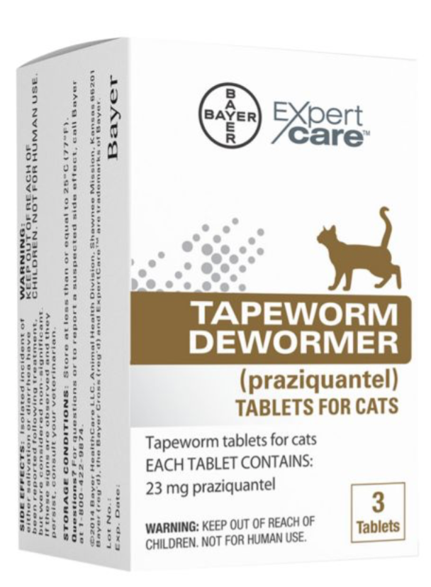 Bayer tapeworm 2025 dewormer side effects