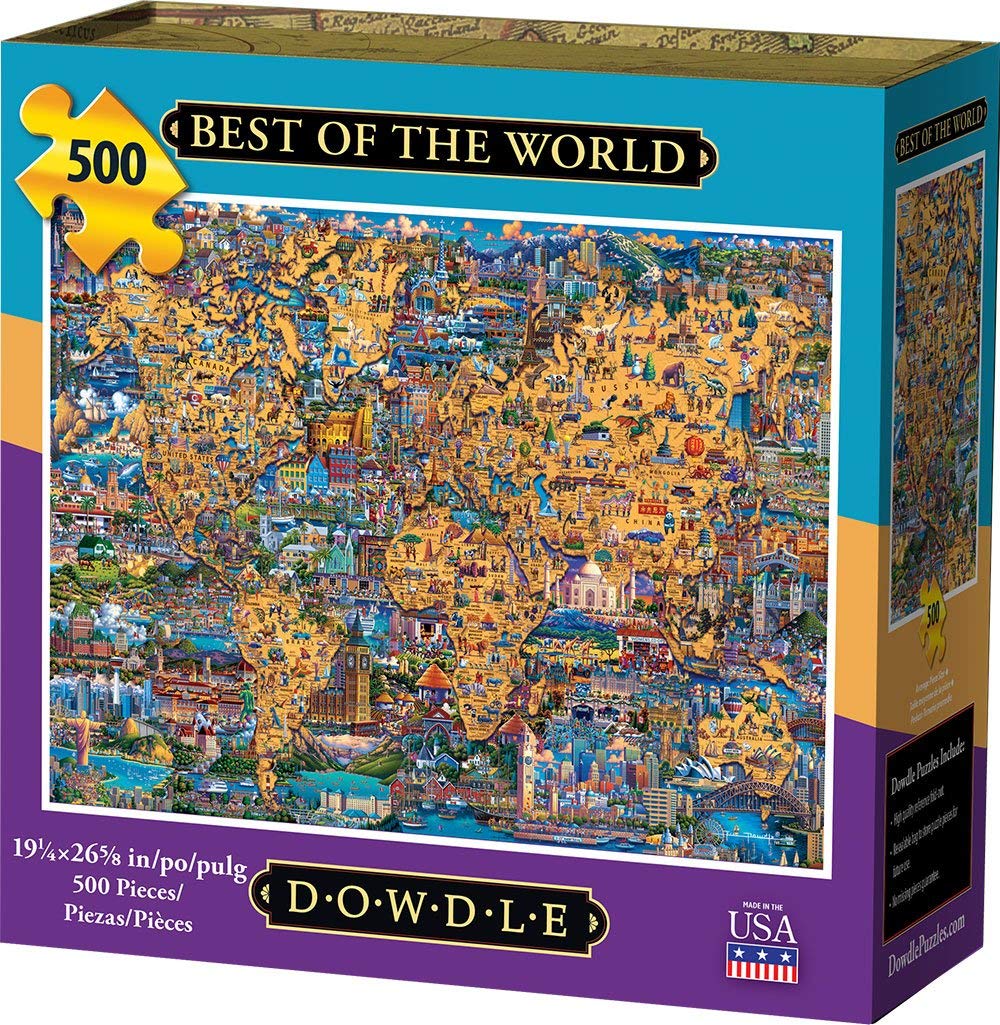 Dowdle Jigsaw Puzzle Best of The World 500 Piece eBay