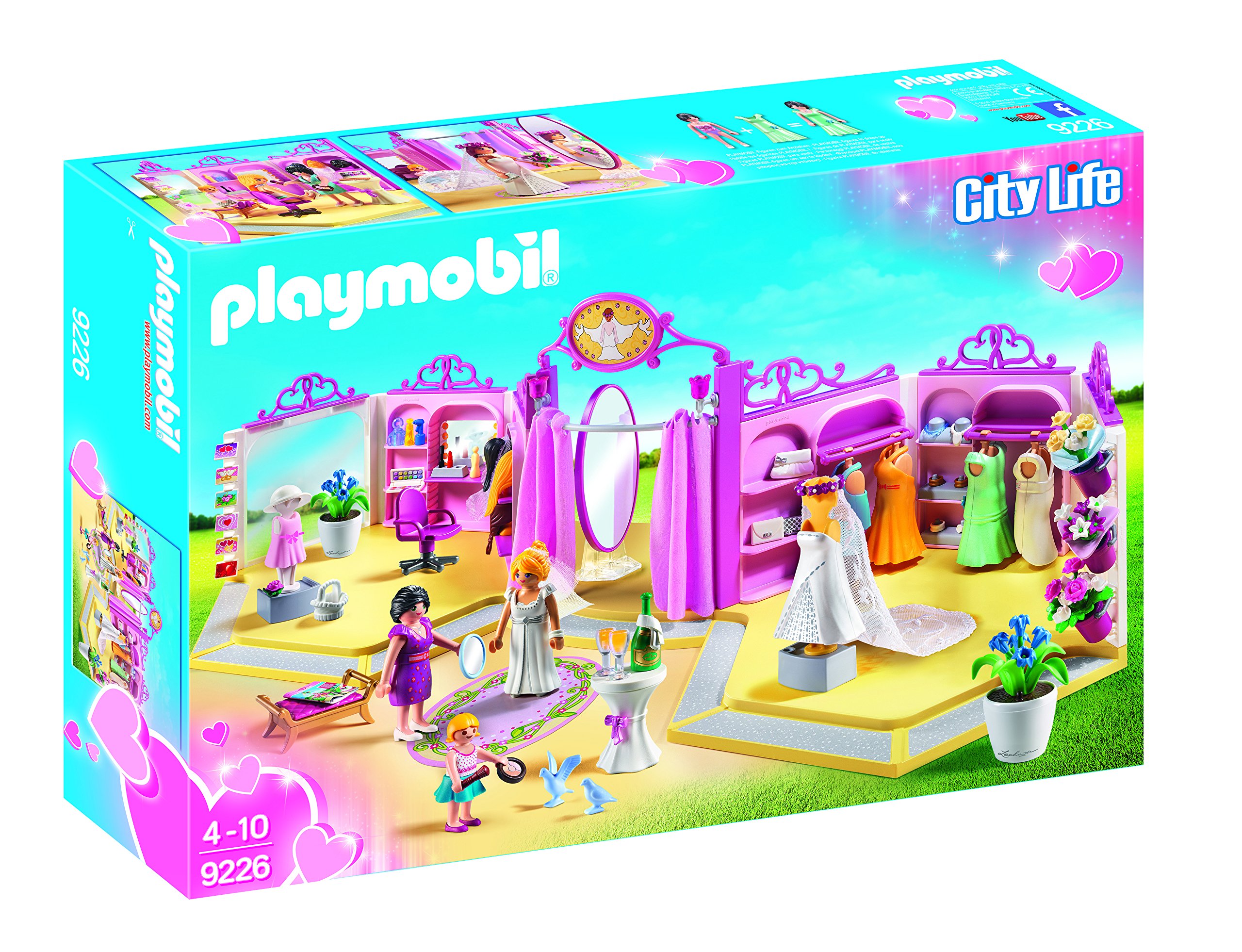 playmobil bridal shop building set