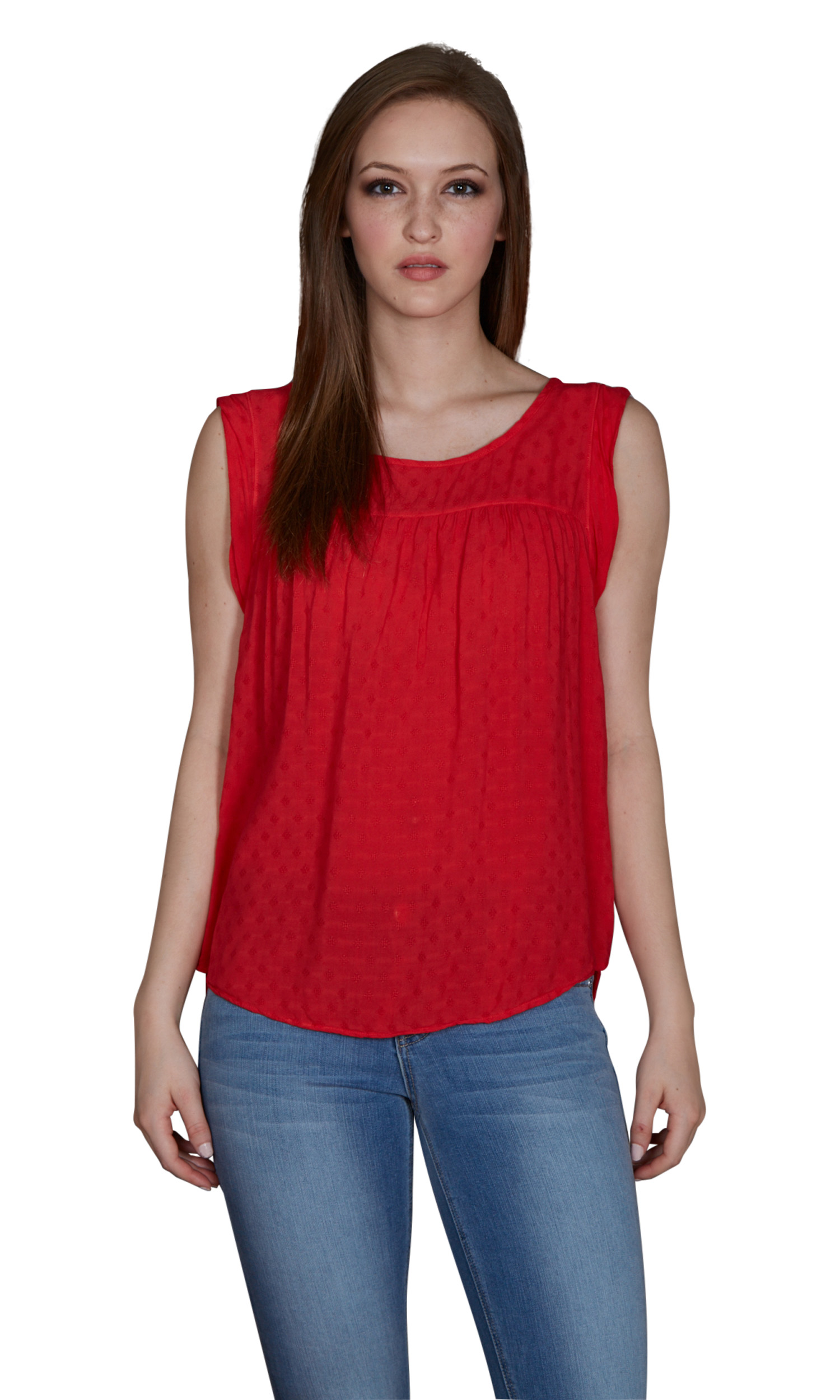 Velvet by Graham & Spencer Anatasia Dobby Challis Top - Picture 6 of 7