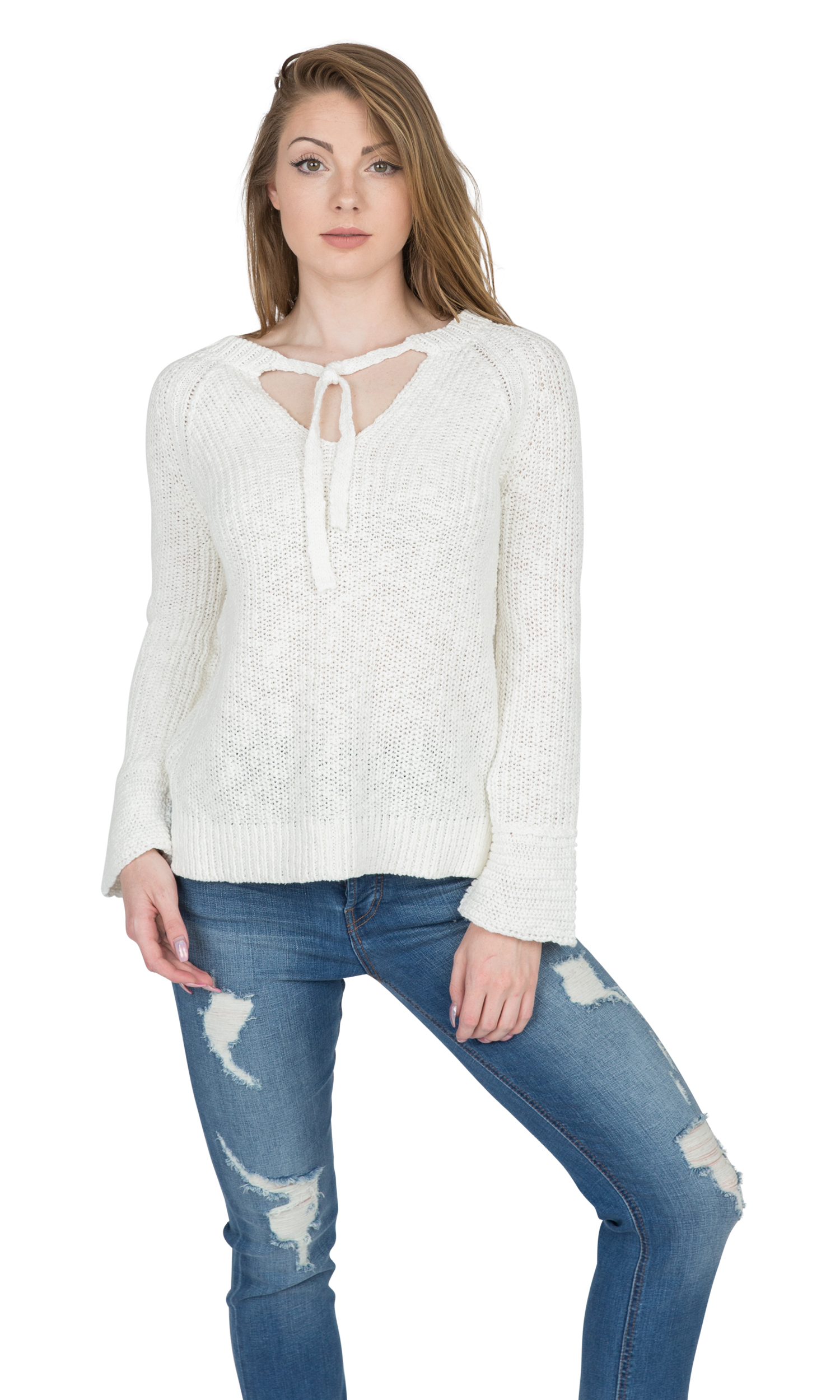 Velvet by Graham & Spencer Chriselle Cotton Linen Sweater - Picture 4 of 6