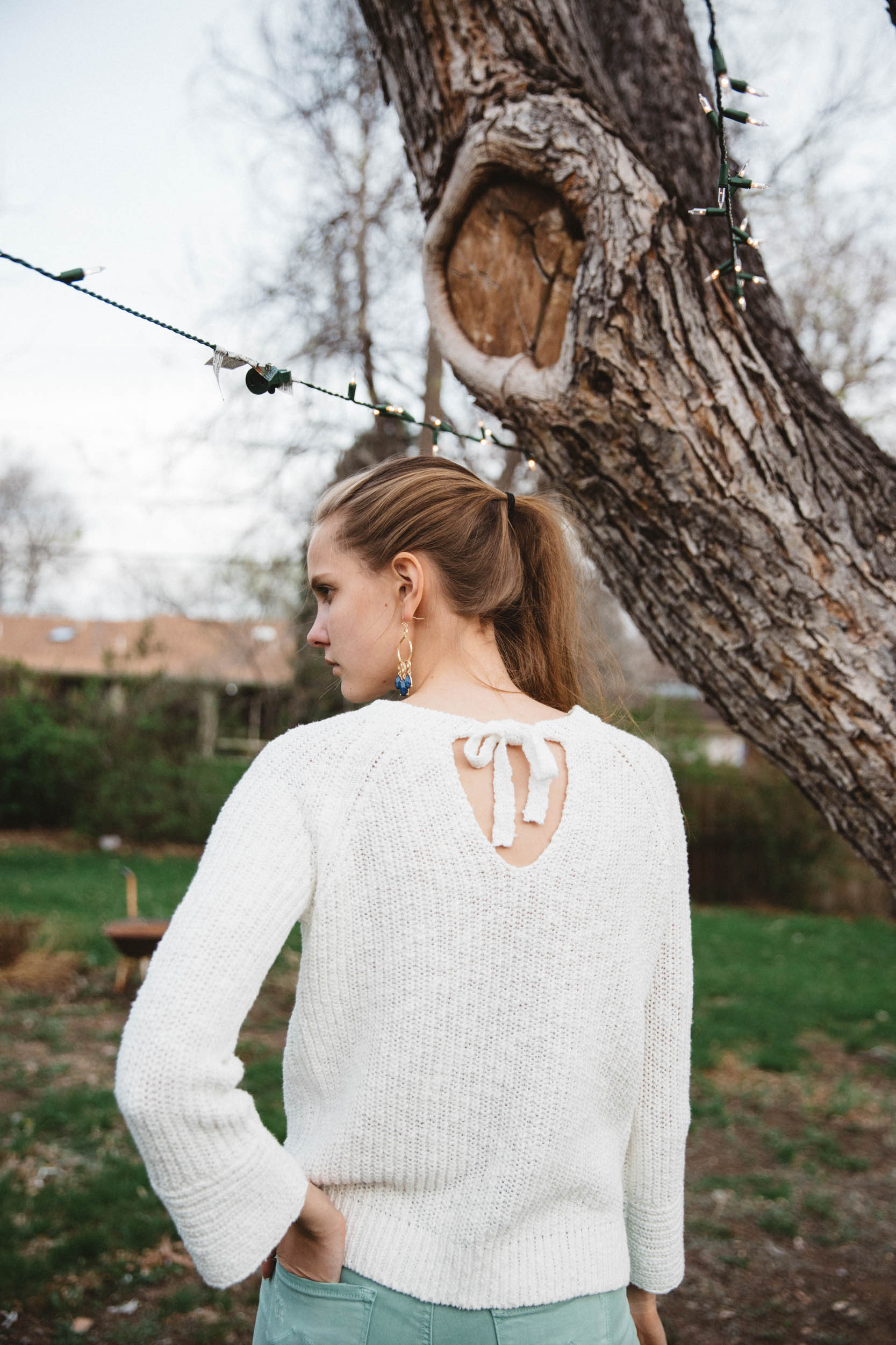 Velvet by Graham & Spencer Chriselle Cotton Linen Sweater - Picture 6 of 6