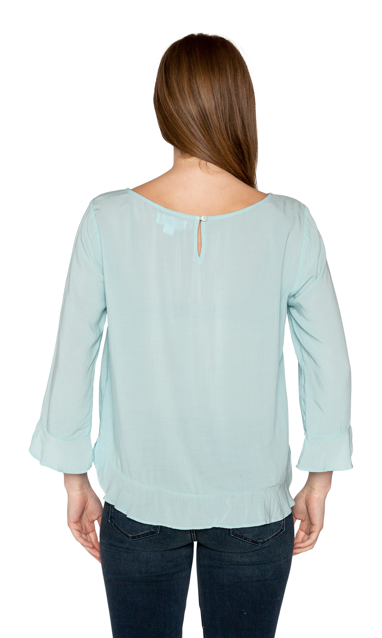 Velvet by Graham & Spencer Mira Ruffle Challis Top - Picture 5 of 5