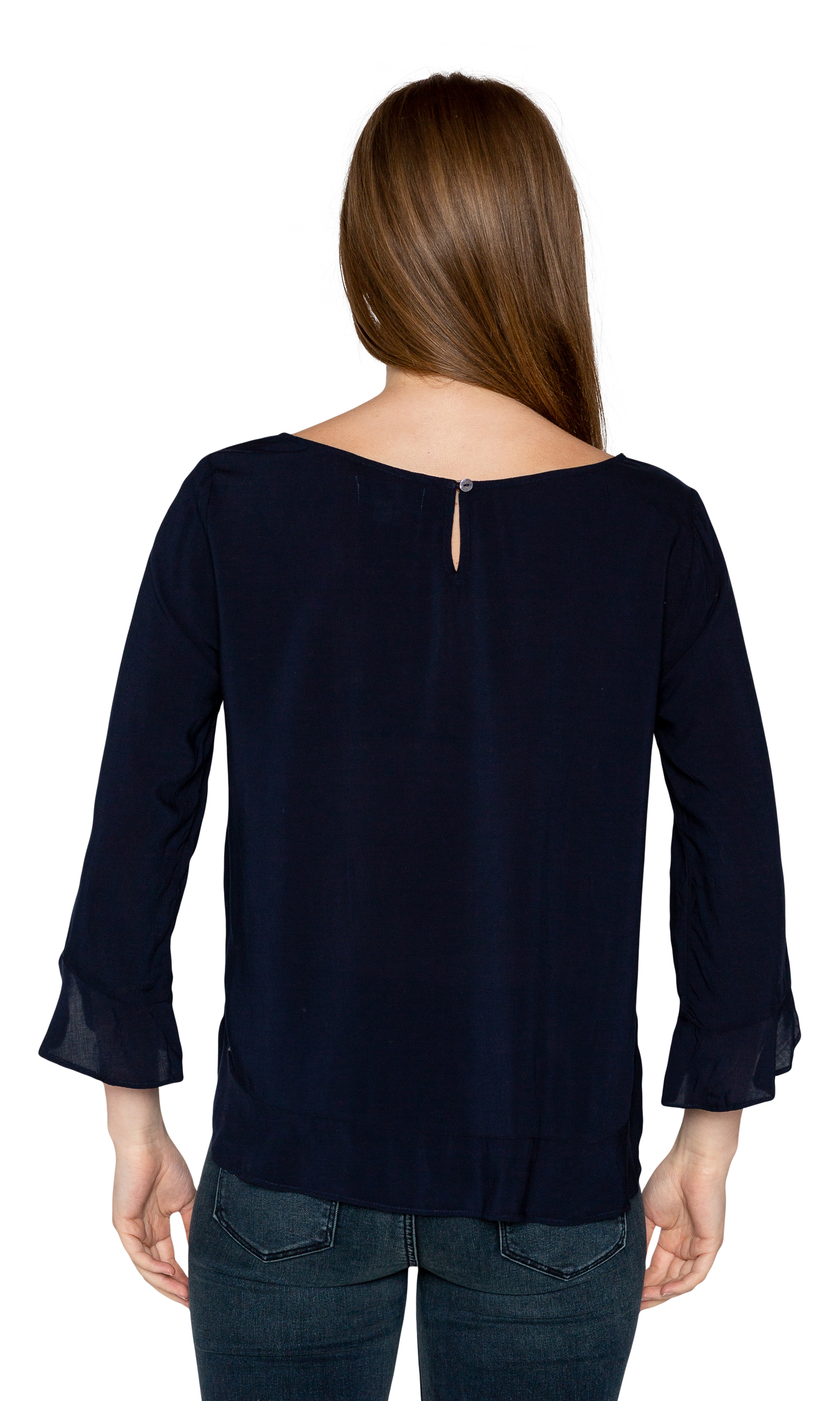 Velvet by Graham & Spencer Mira Ruffle Challis Top - Picture 3 of 5