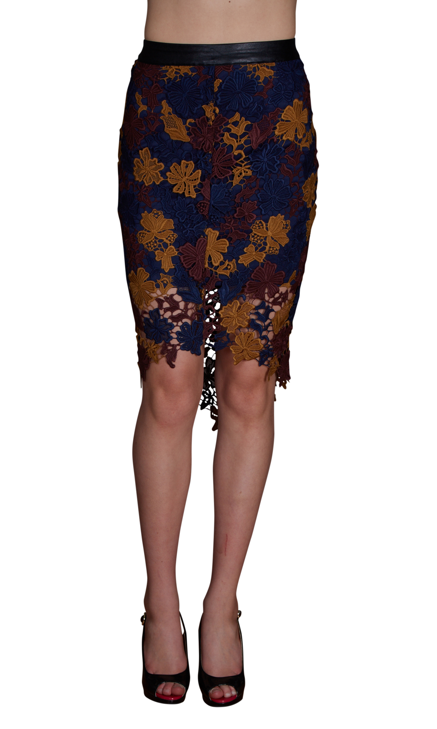 ASTR Betty Floral Lace Skirt - Picture 2 of 8