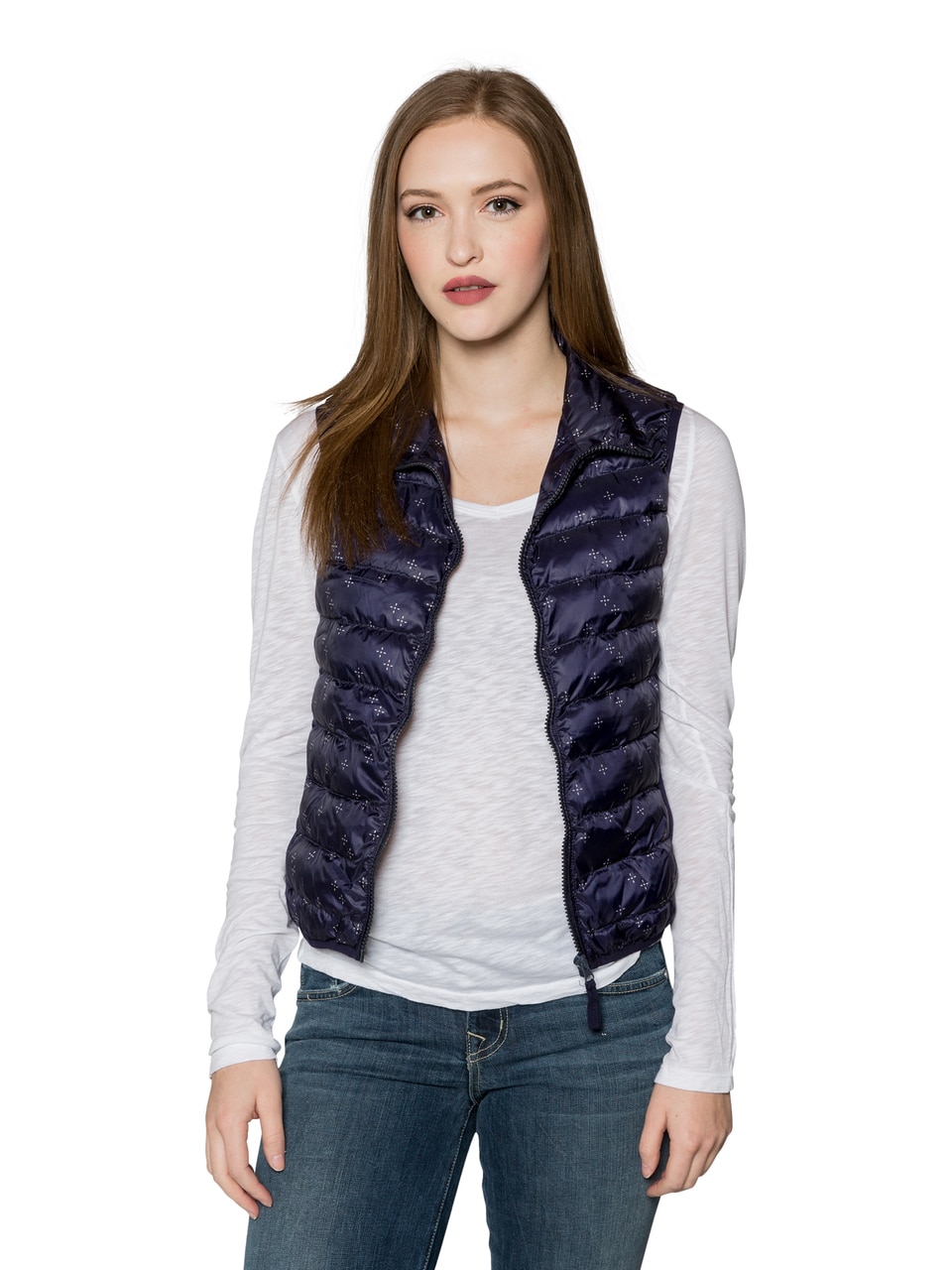 Velvet by Graham & Spencer Diedree Printed Puffer Vest - Picture 2 of 6