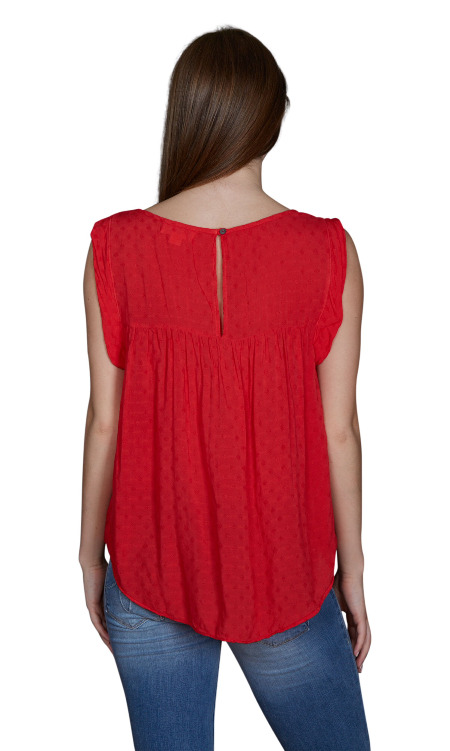Velvet by Graham & Spencer Anatasia Dobby Challis Top - Picture 7 of 7