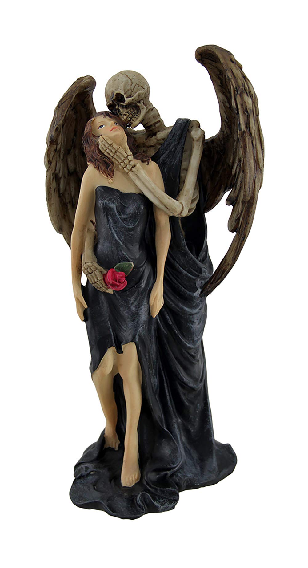 Zeckos Kiss of Death Gothic Skeleton Angel Statue | eBay