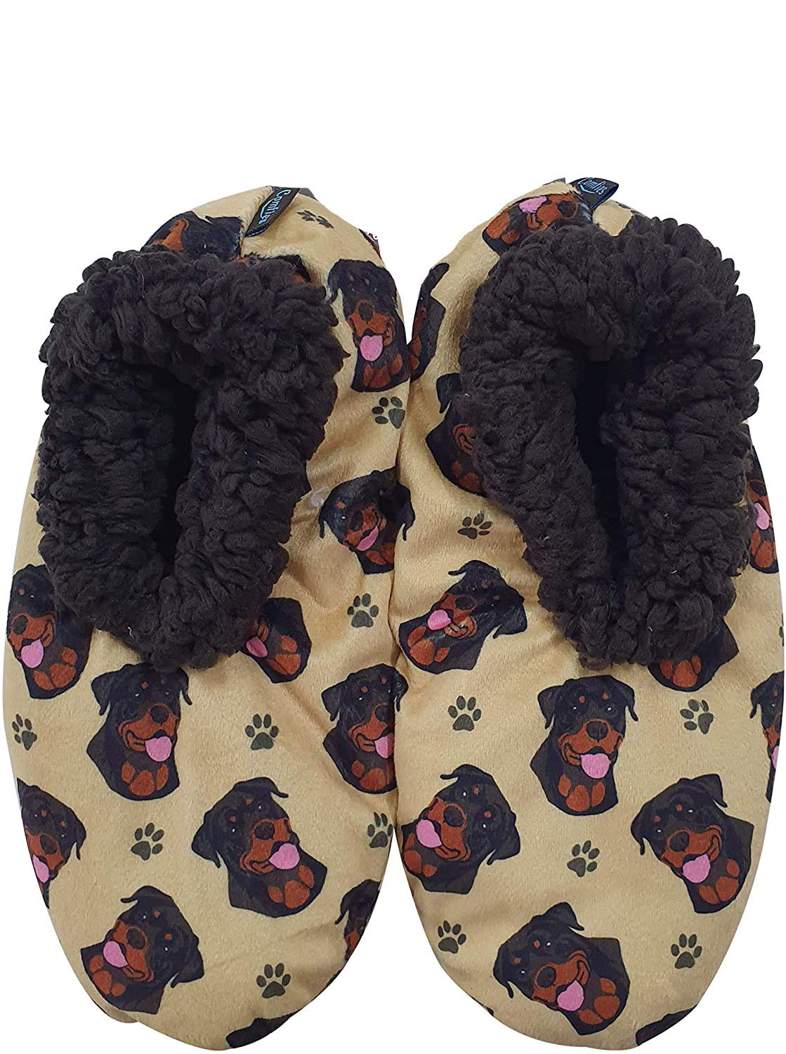women s slippers on Rottweiler Super Soft Women S Slippers 19 Ebay