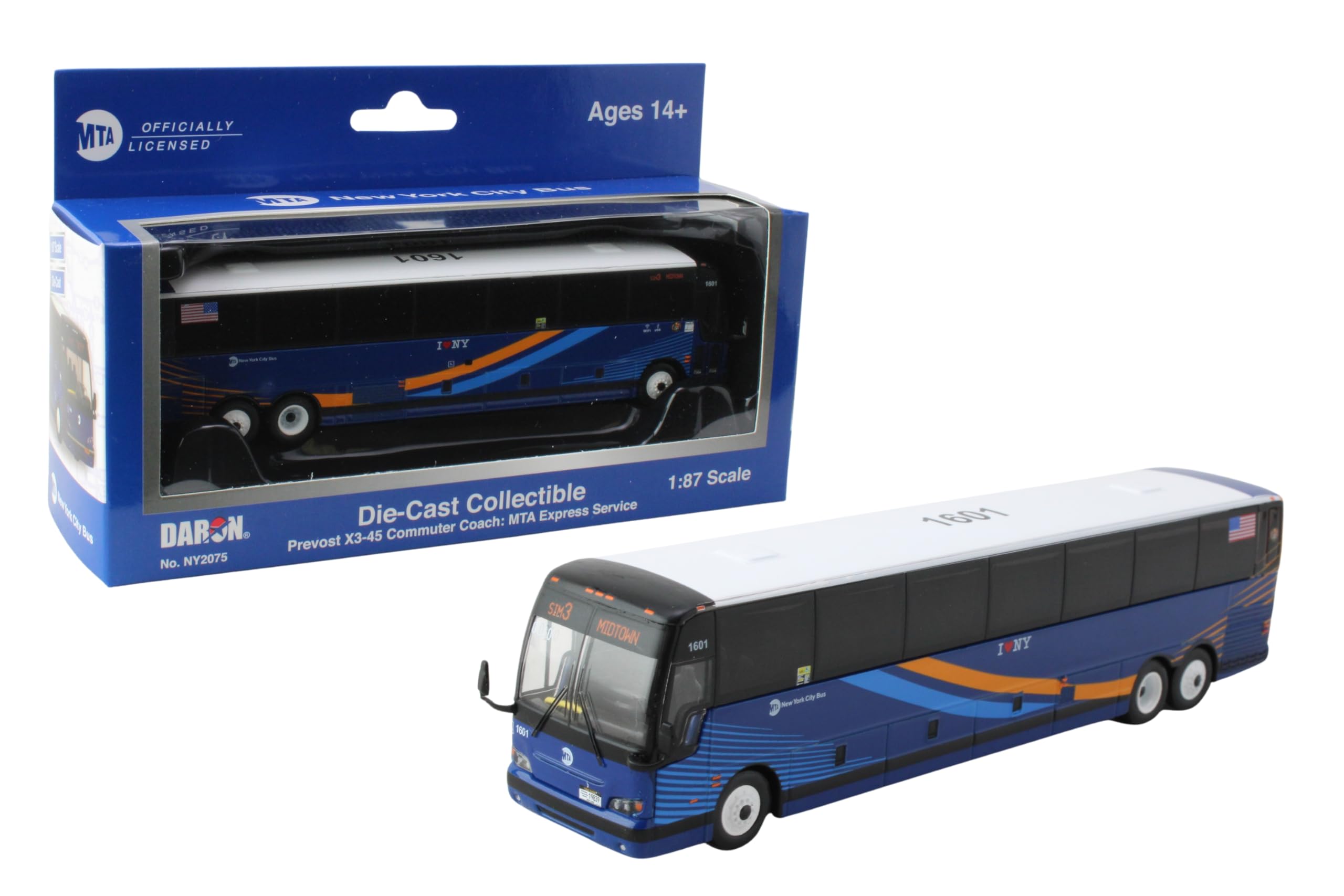 Daron Prevost X3-45 Commuter Coach: MTA Express Service Bus, with