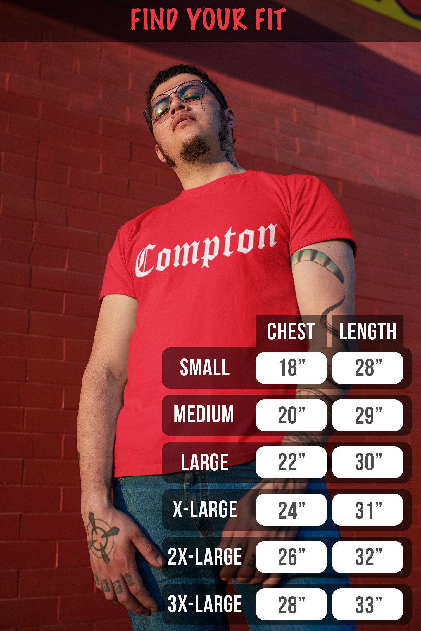 ShirtBANC City of Compton California Mens Shirt, Cali True West, S-3XL