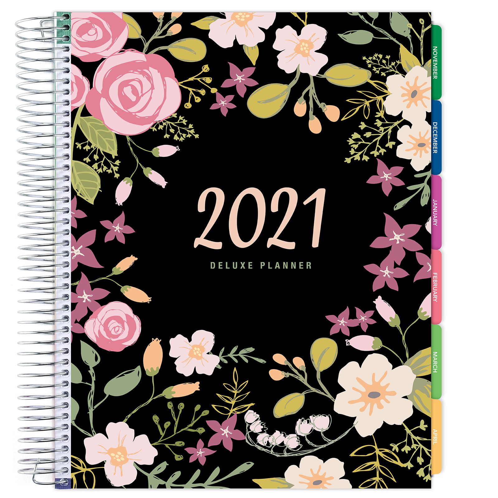 Details about   DELUXE Planner Daily Weekly Monthly Planner Yearly Agenda Nov 2020 - Dec 2021 