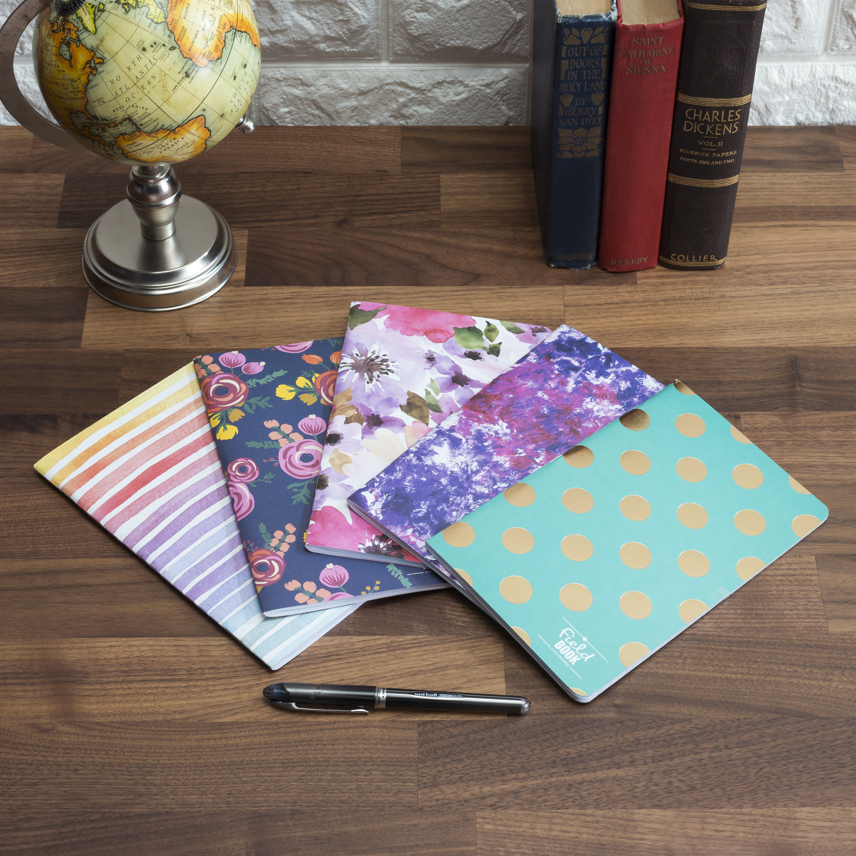 Field Notebook 5"x8" Patterns Lined Pack of 5 eBay