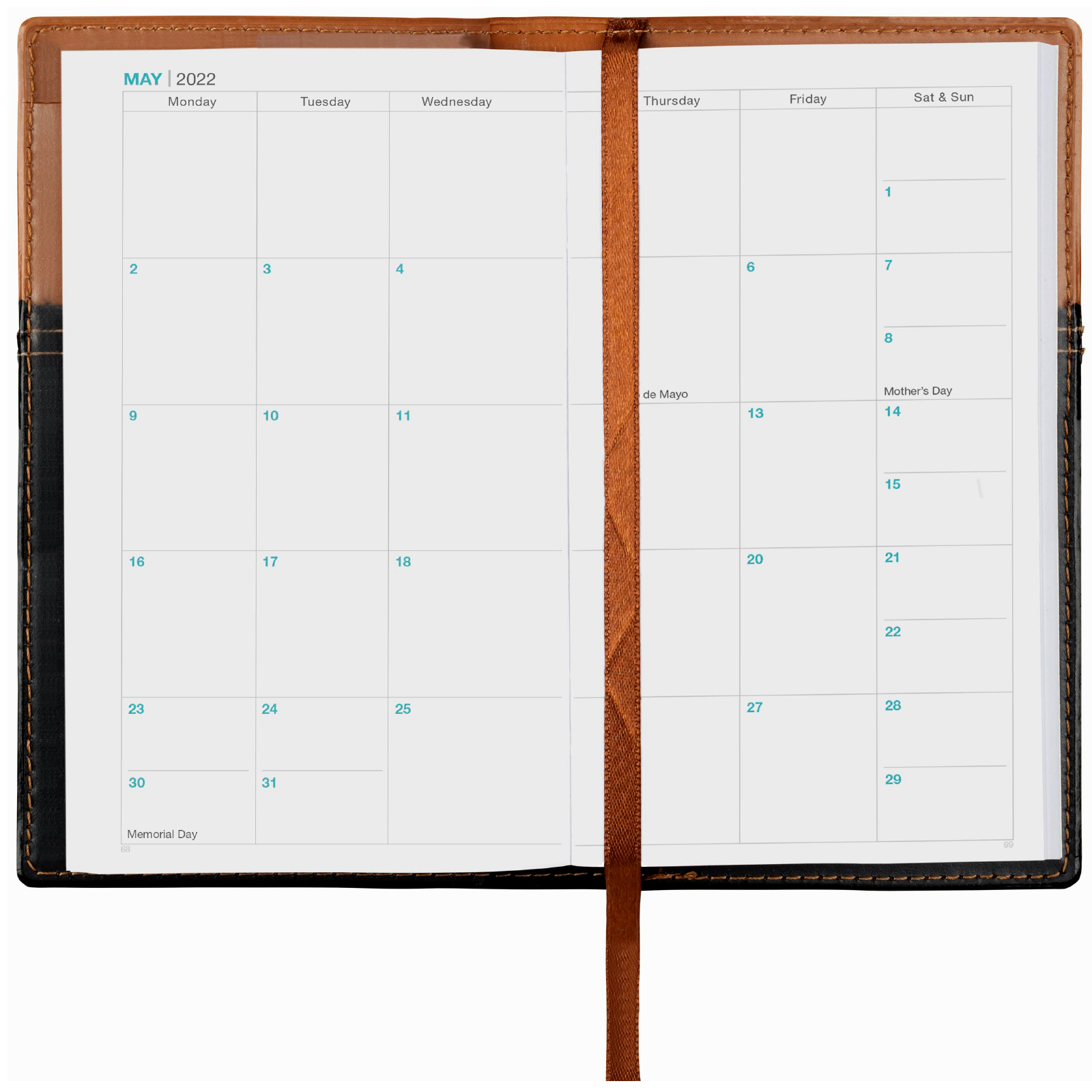 Begins November 2021 Global Printed Products 2022 Pocket Planner/Pocket Calendar: 14 Months / 2022 Calendar/ 2021 Weekly Calendar/Weekly Planner Organizer Black 