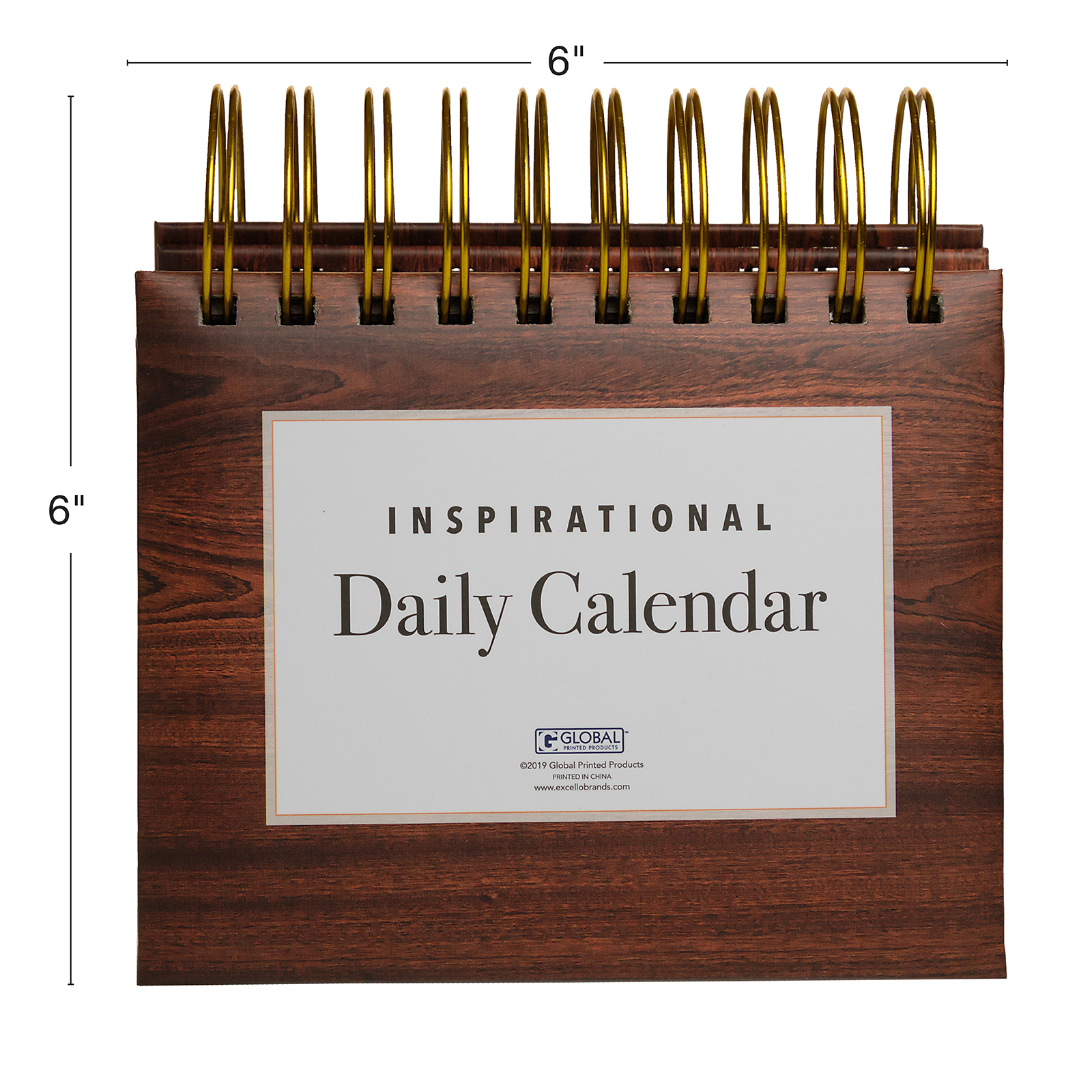 Moivational & Inspirational Perpetual Daily Flip Calendar with Self-Standing Easel