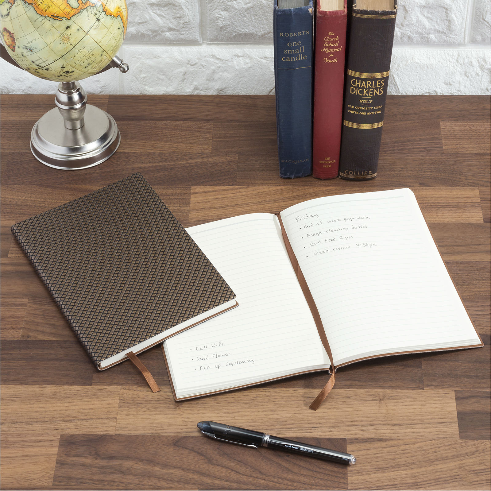Textured Notebook: 5"x8", 192 Pages (96 Sheets), Lined Ruled (Black) | eBay