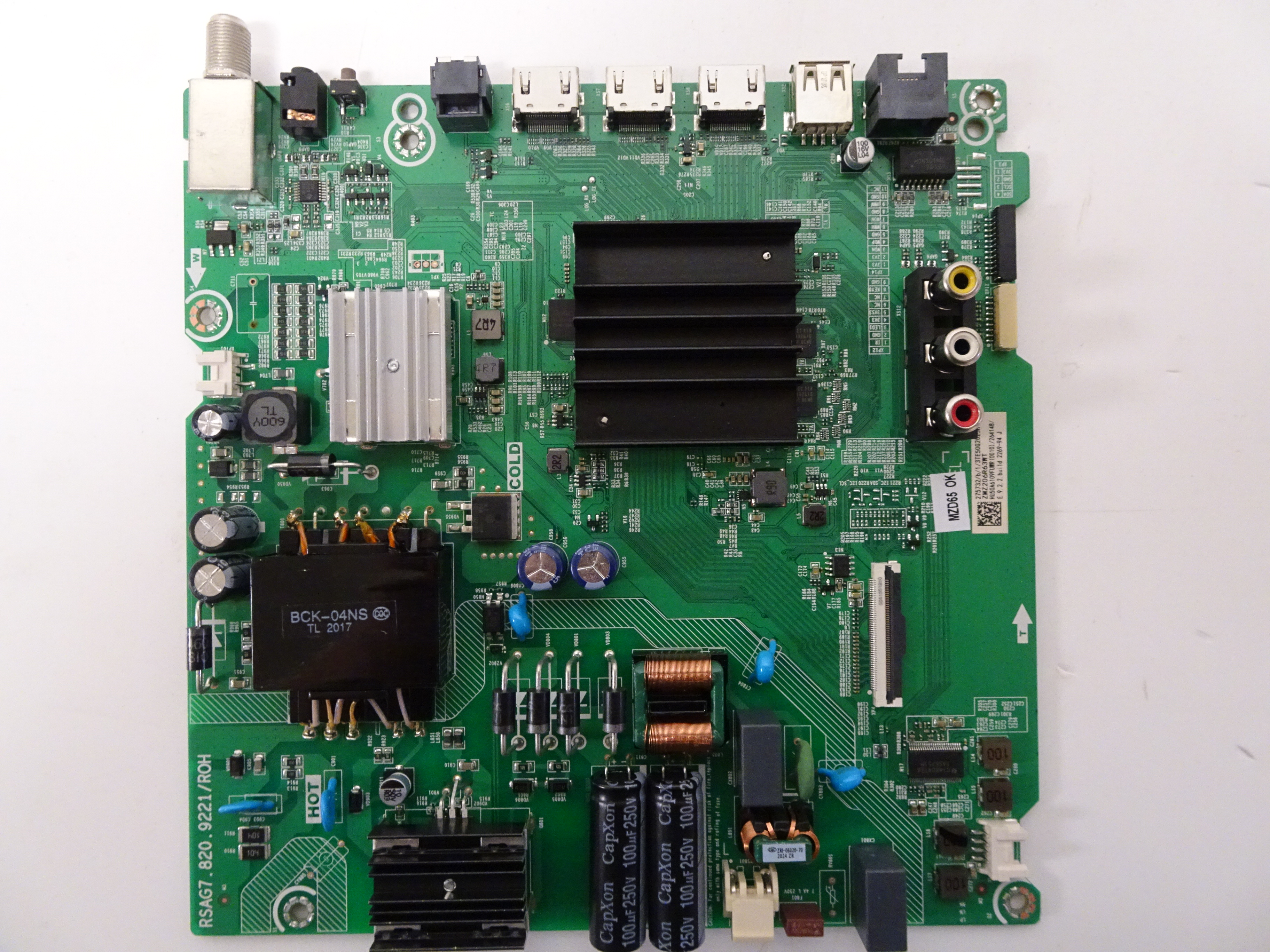 Hisense 50R6090G Main Board (264148, RSAG7.820.9221/ROH) 275732 | eBay