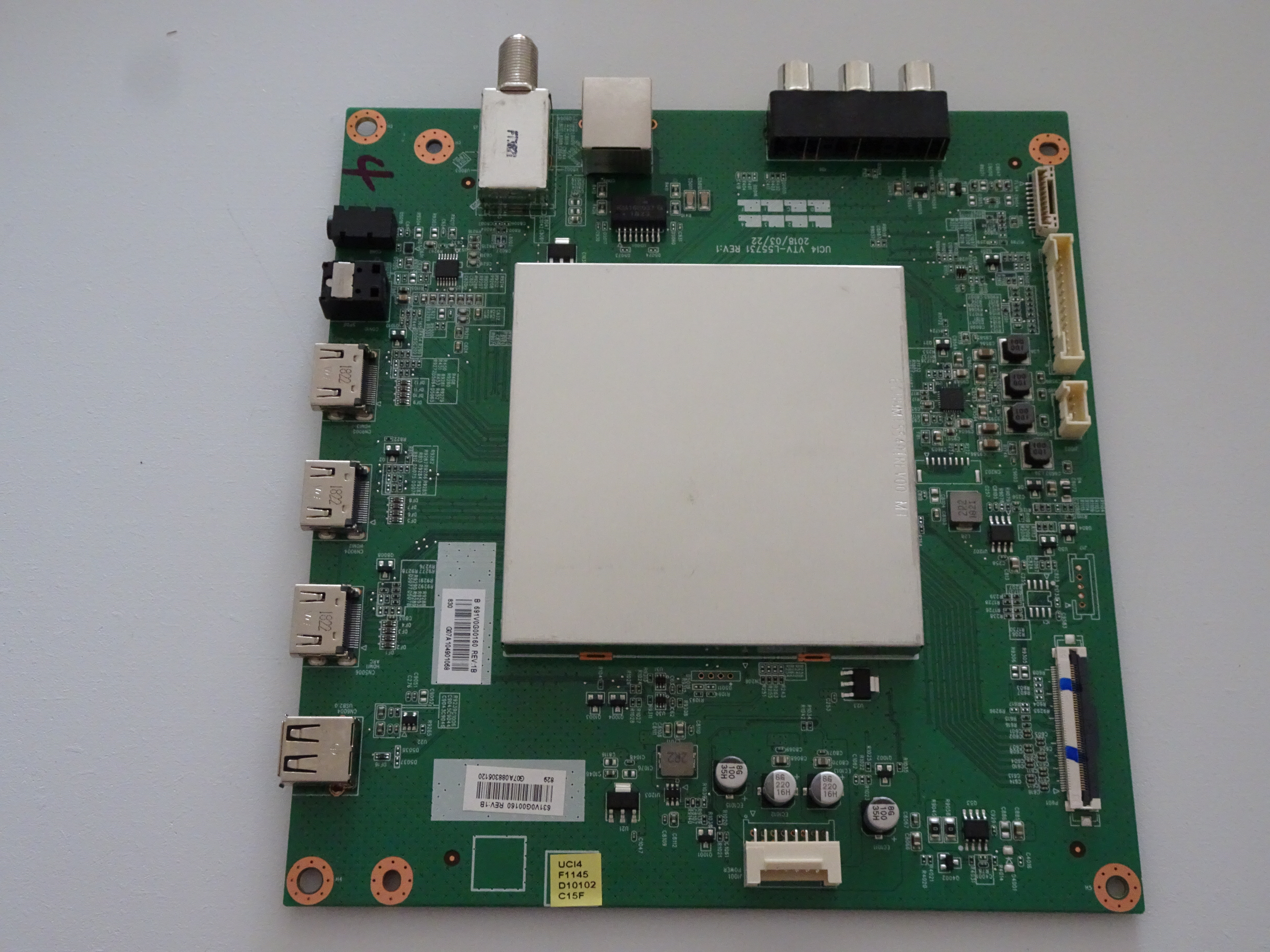 Toshiba 43LF621U19 Main Board (691V0G00160) 631V0G00160 | eBay