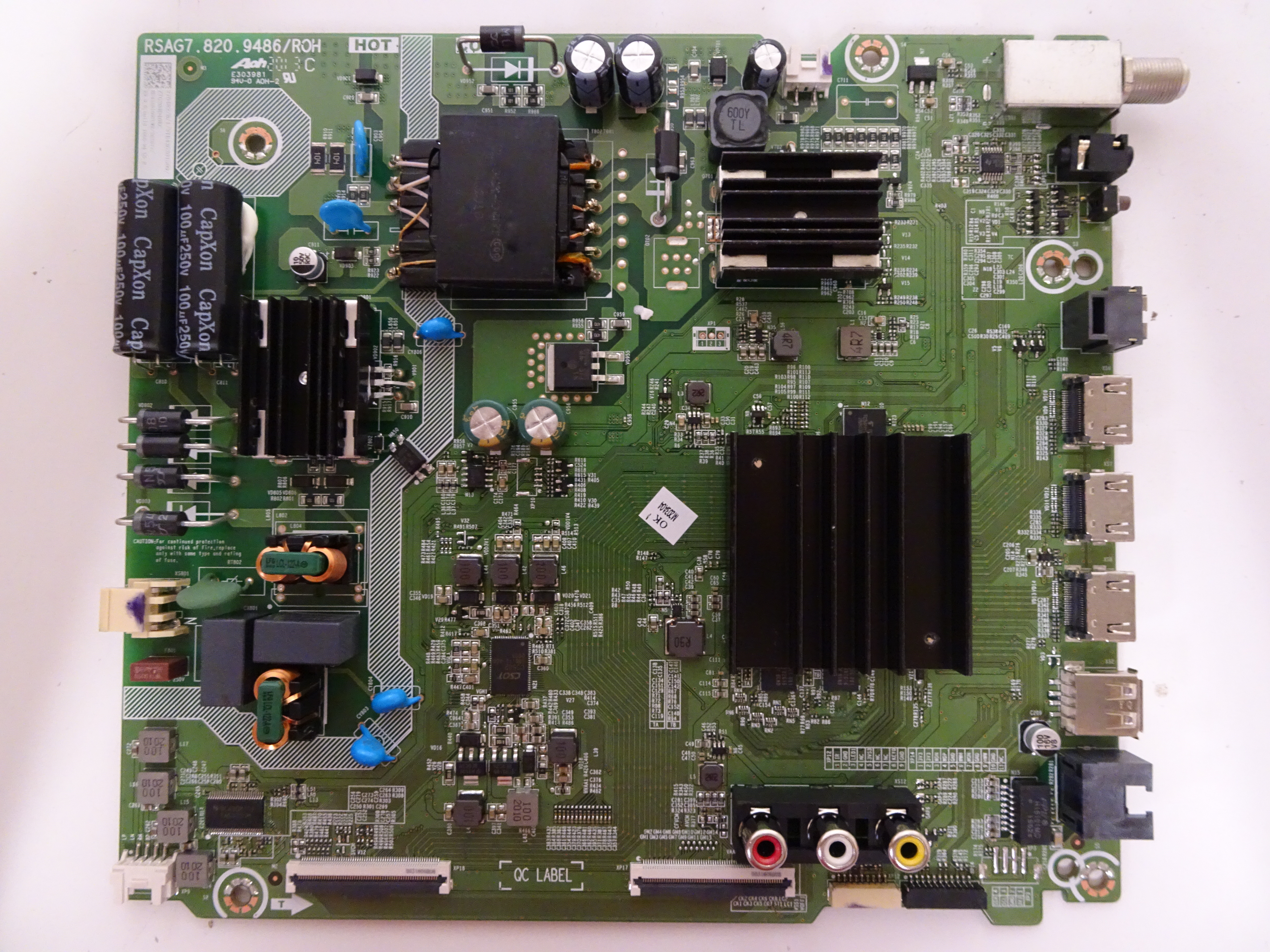 Hisense 43R6E3 Main Board (262577, RSAG7.820.9486/ROH) 270482 | eBay