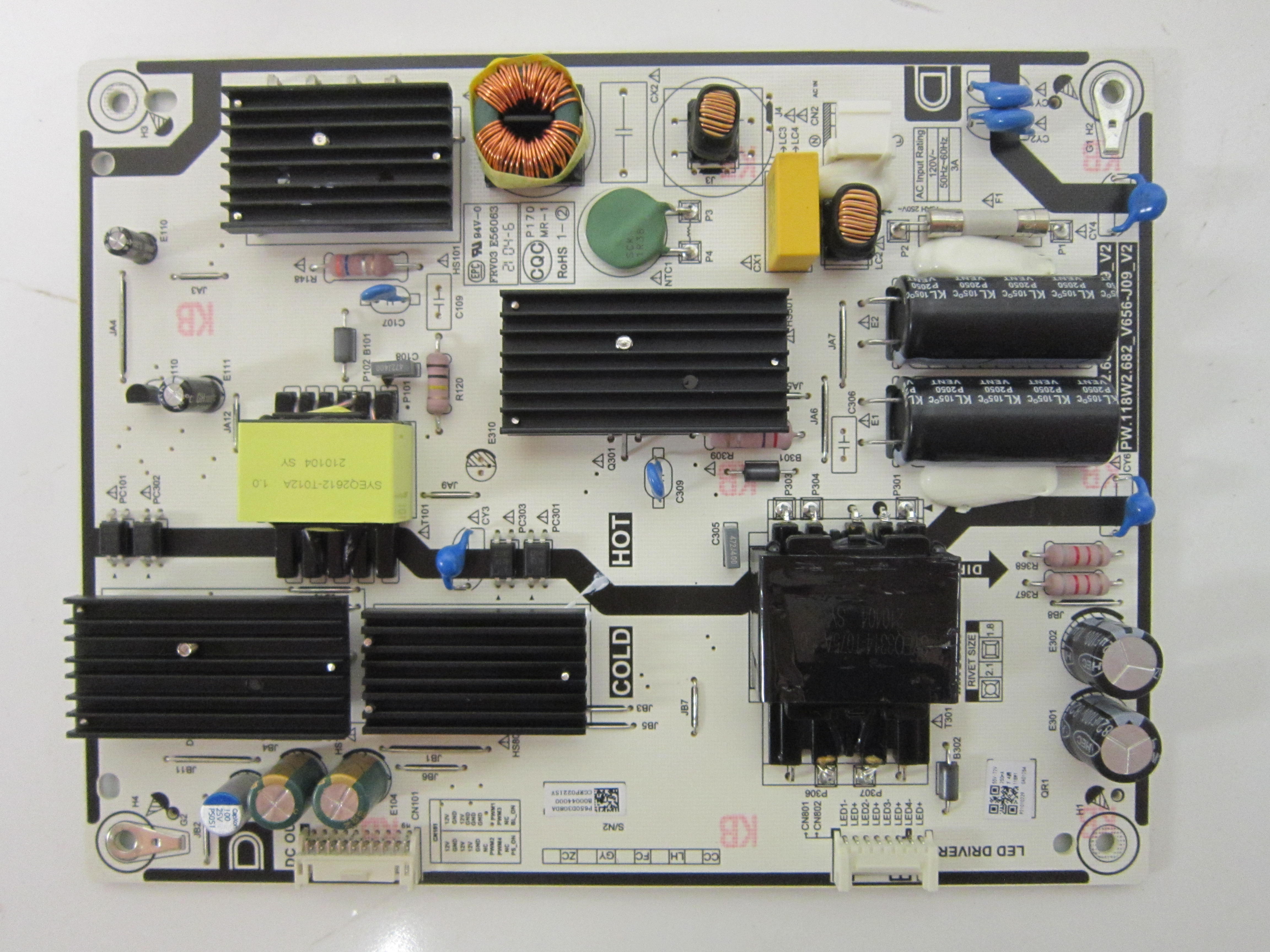 Vizio V655-J09 Power Supply (PW.118W2.682_V655-J09_V2