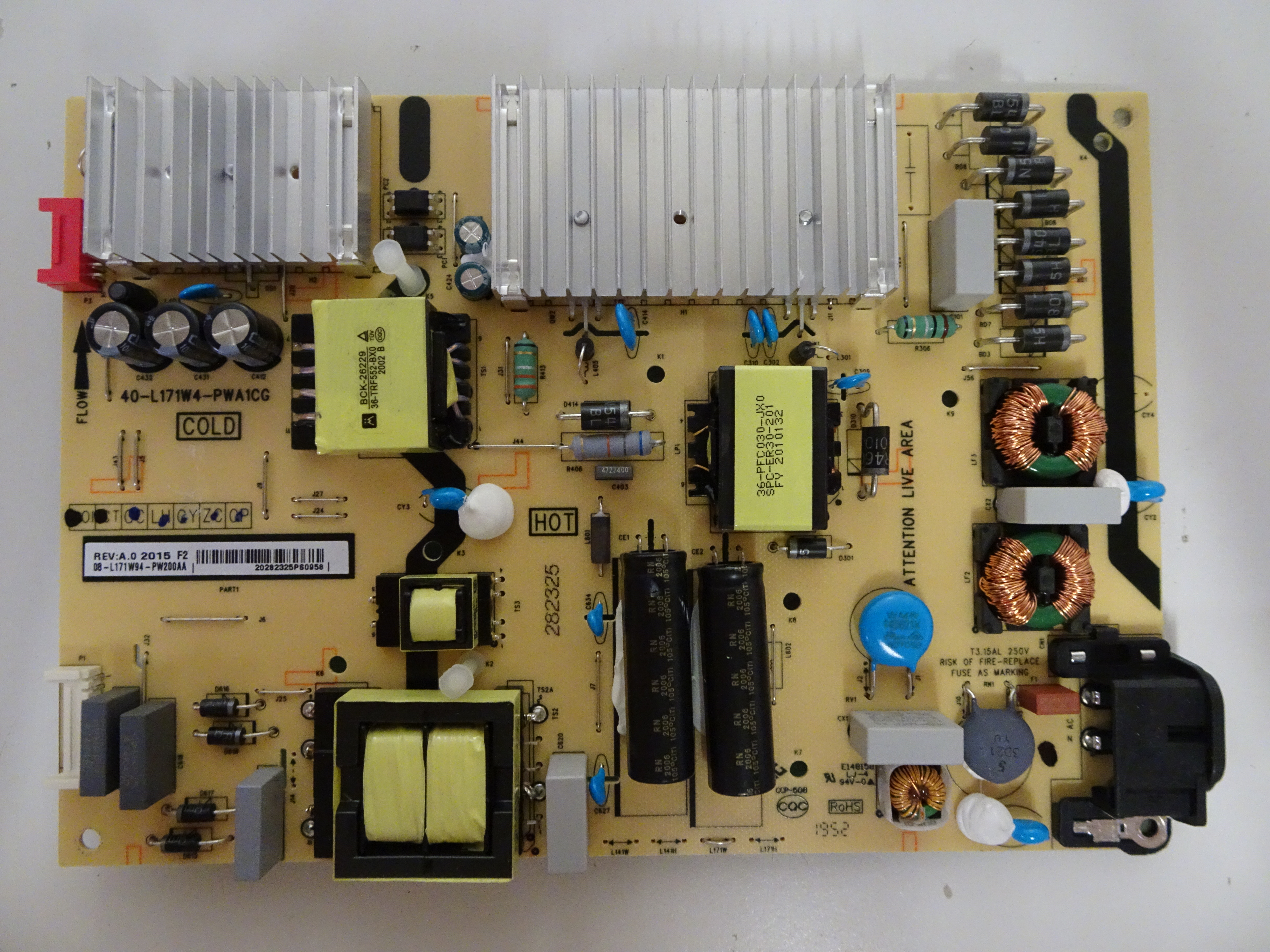 TCL 55S525 Power Supply (40L171W4PWA1CG) 08L171W94PW200AA