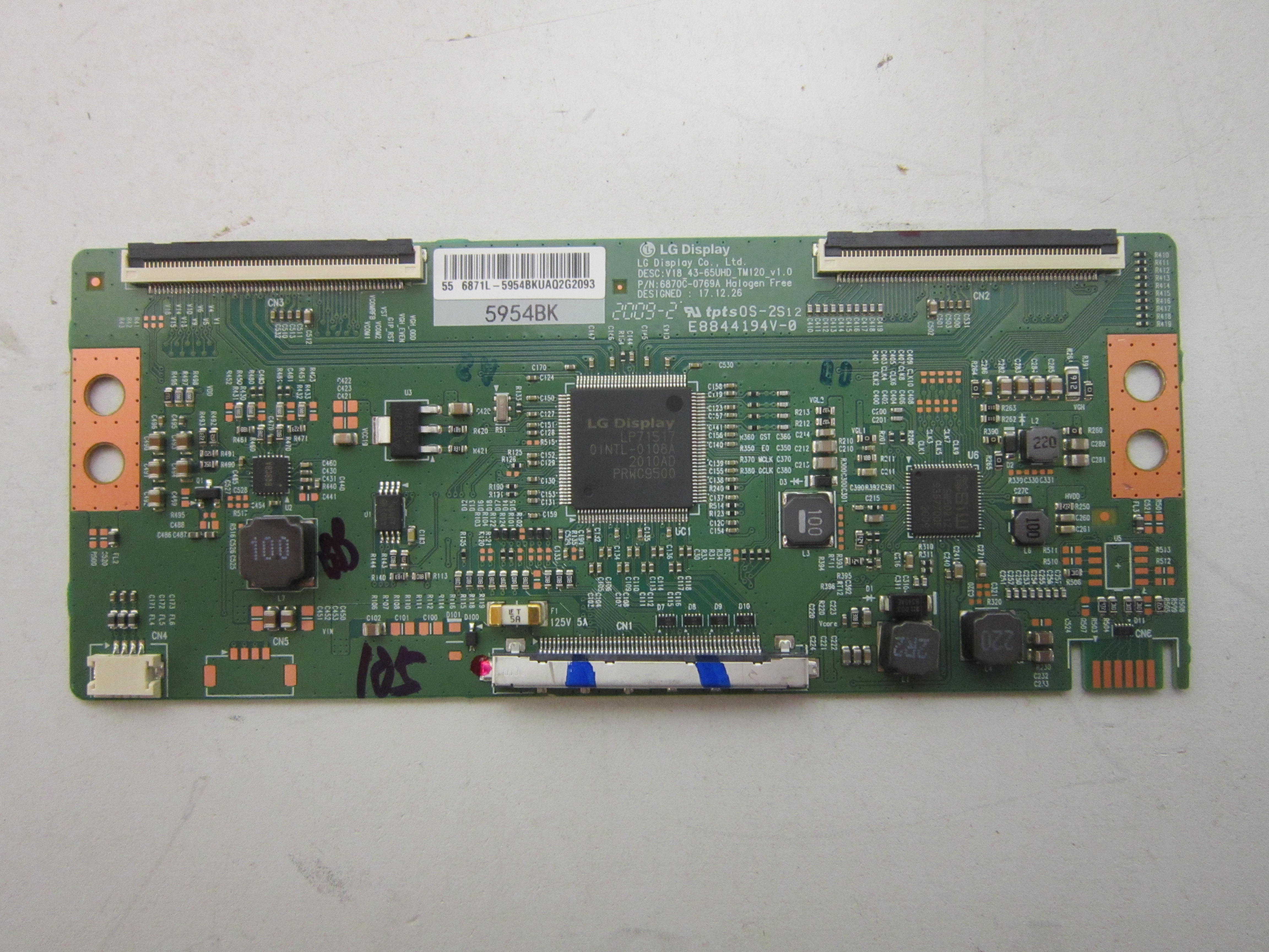 Philips 55PFL5604/F7 A TCon Board (6870C0769A) 6871L5954B eBay