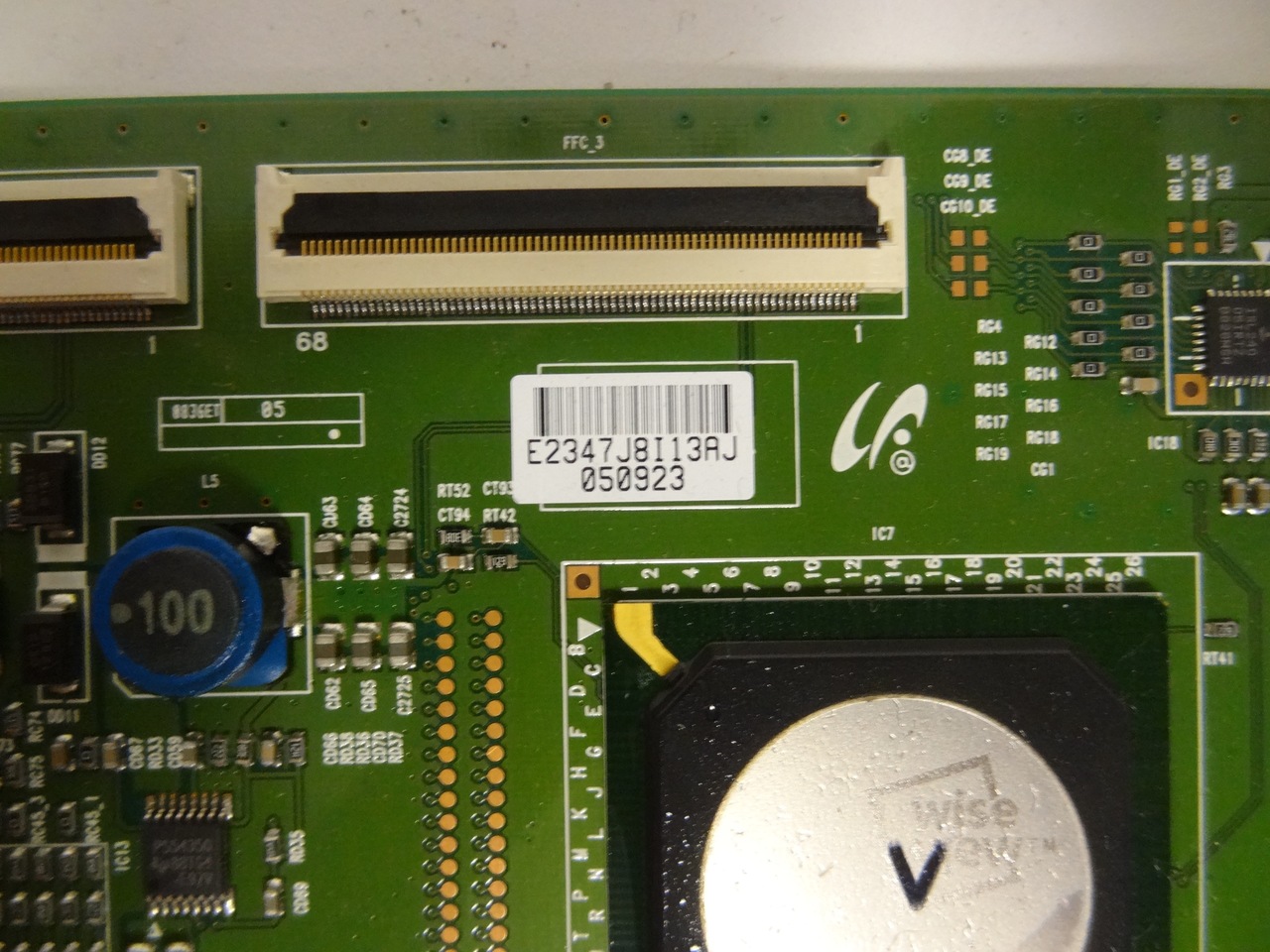 Samsung LN46A650A1FXZA TCon Board BN8102453A LJ9402347J 680196537544