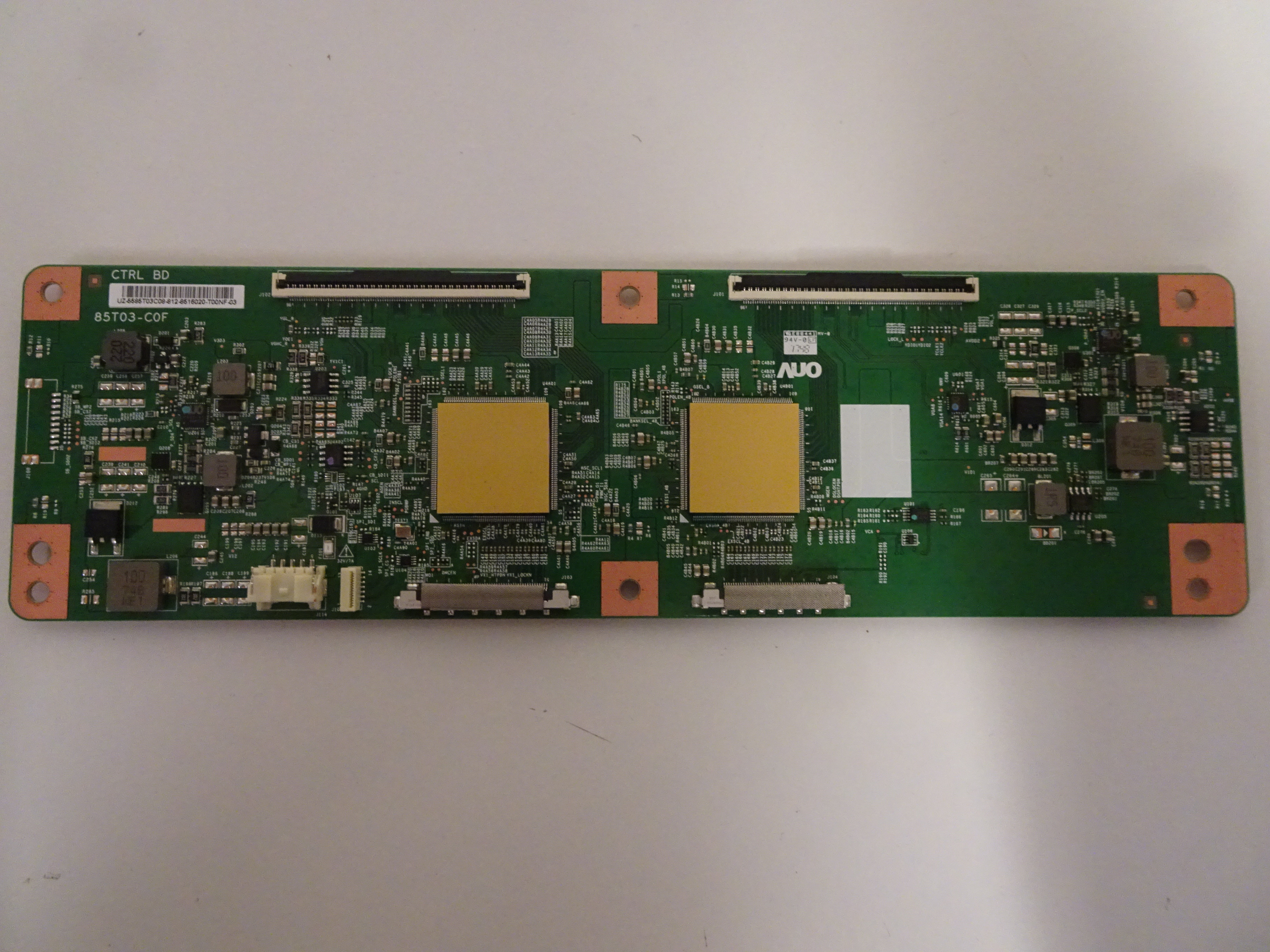 Sony XBR-85X850F T-Con Board (85T03-C0F, 55.85T03.C08) 1-897-324