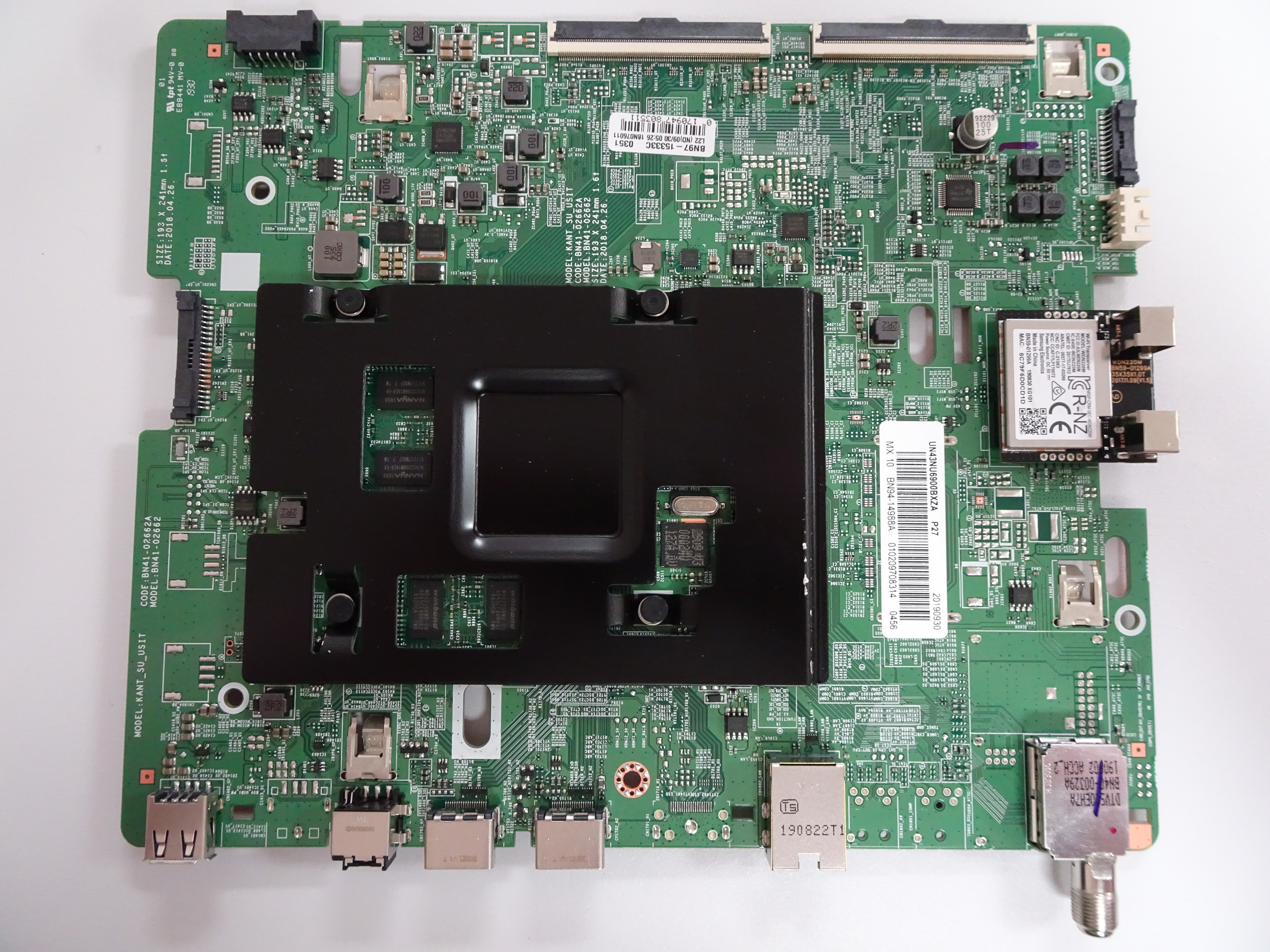Samsung UN43NU6900BXZA Main Board (BN97-15333C) BN94-14988A | eBay