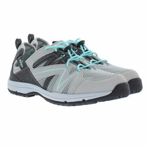 Zapatos de cierre bungee para mujer gris/azulado ligeros con ventilación - Imagen 2 de 12