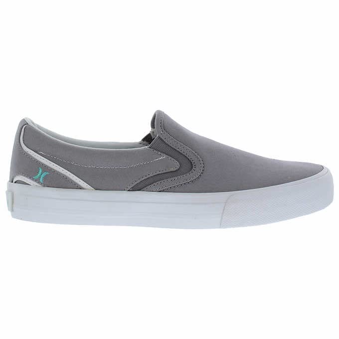 Hurley Womens Arlo Canvas Slip-On Sneakers Shoes (Grey Size 7) With ...