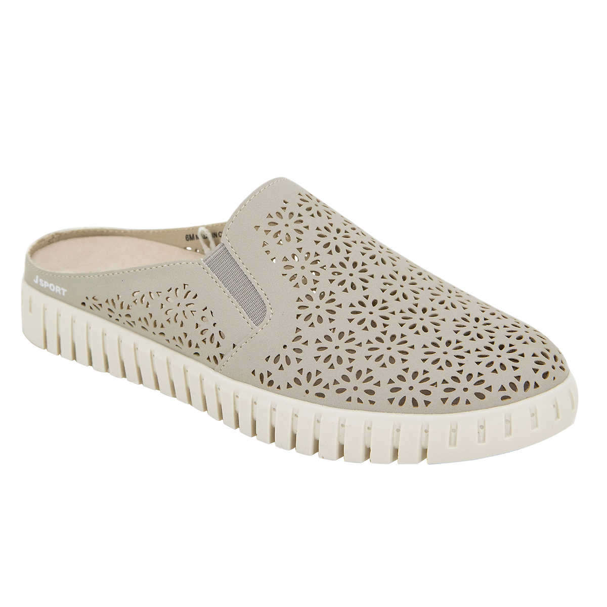 Zoccoli Donna JSport Floreal - Mule Slip On Casual, Sneakers Moda, Taglia 6 US