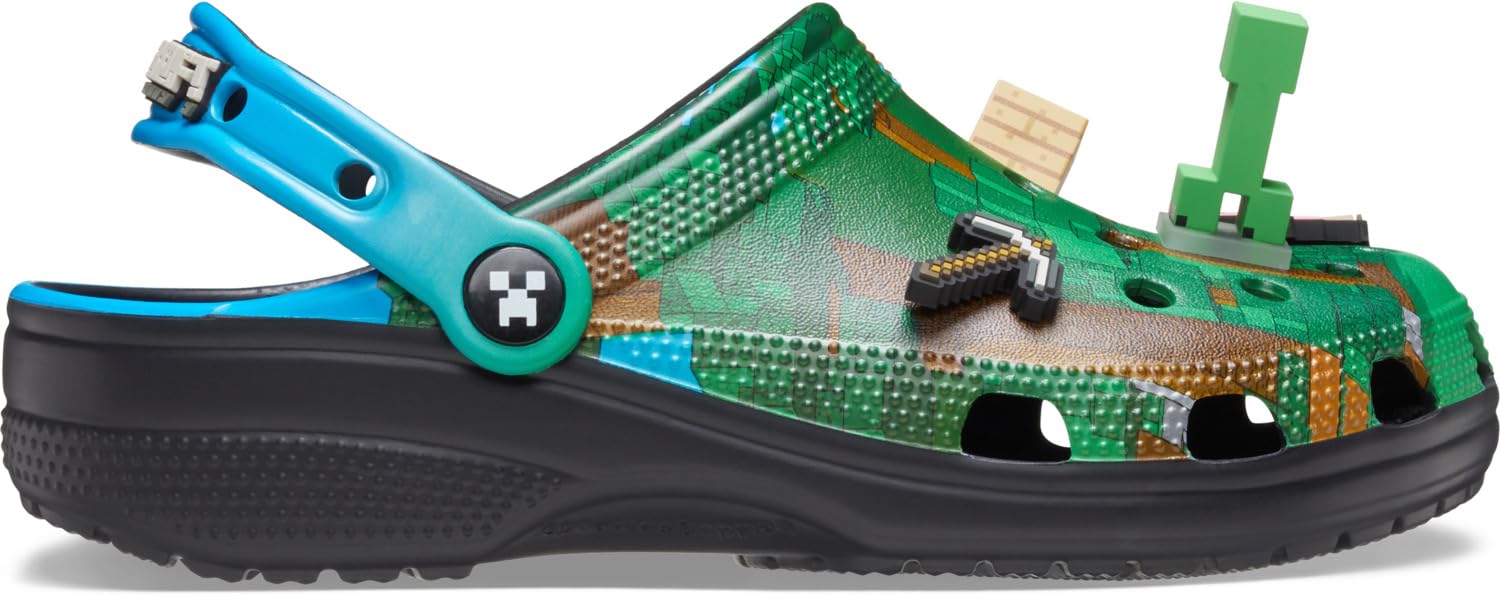 Minecraft Crocs Classic Clog Shoes Size Mens 10 Womens 12 